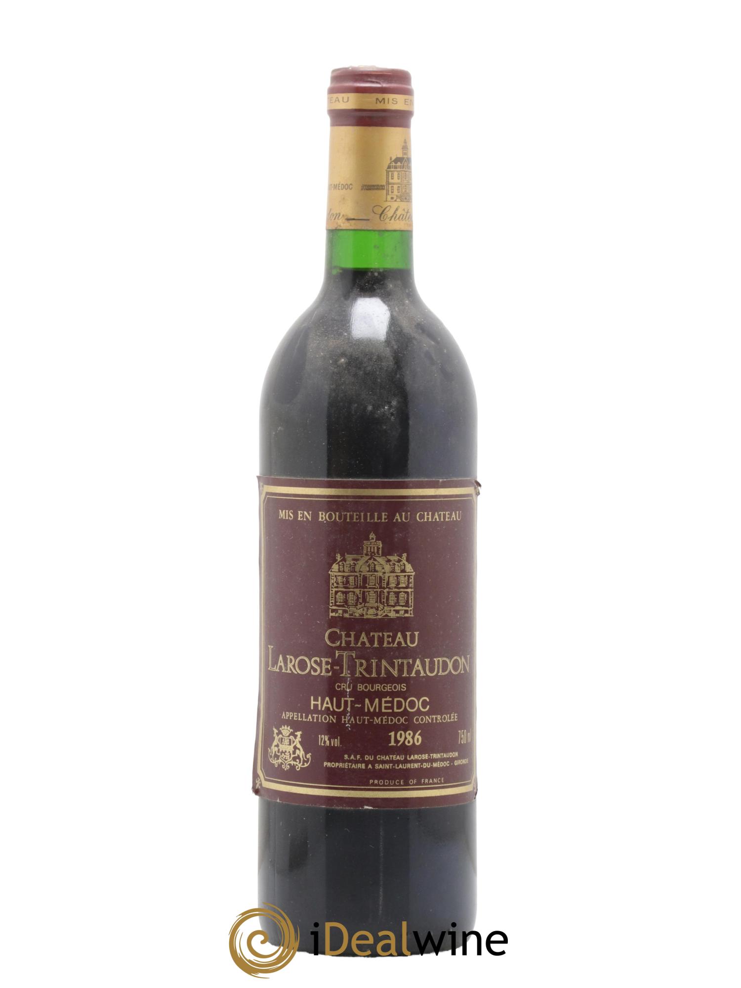 Château Larose Trintaudon Cru Bourgeois 1986 - Lotto di 1 bottiglia - 0