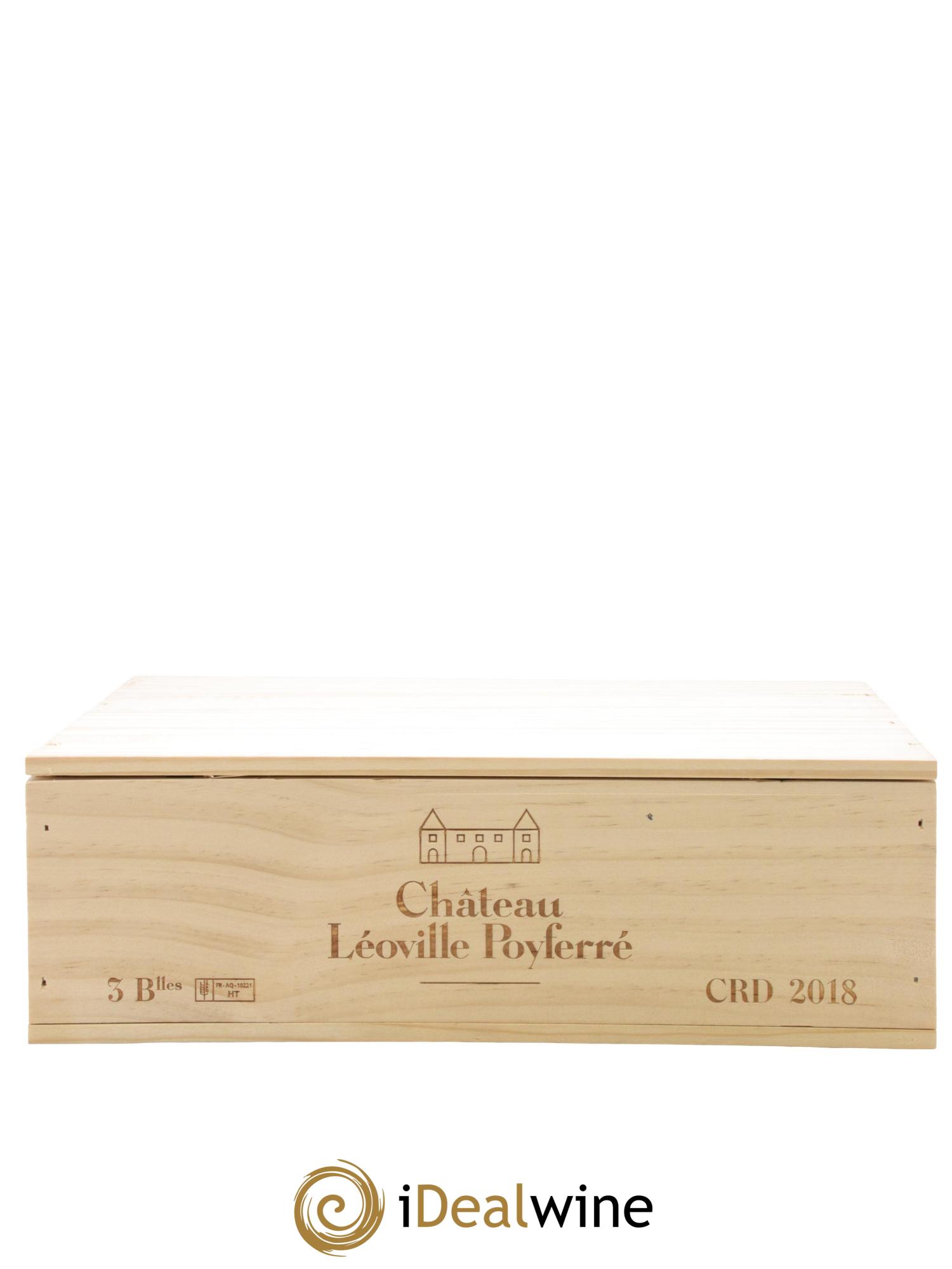 Château Léoville Poyferré 2ème Grand Cru Classé 2018 - Posten von 3 Flaschen - 1