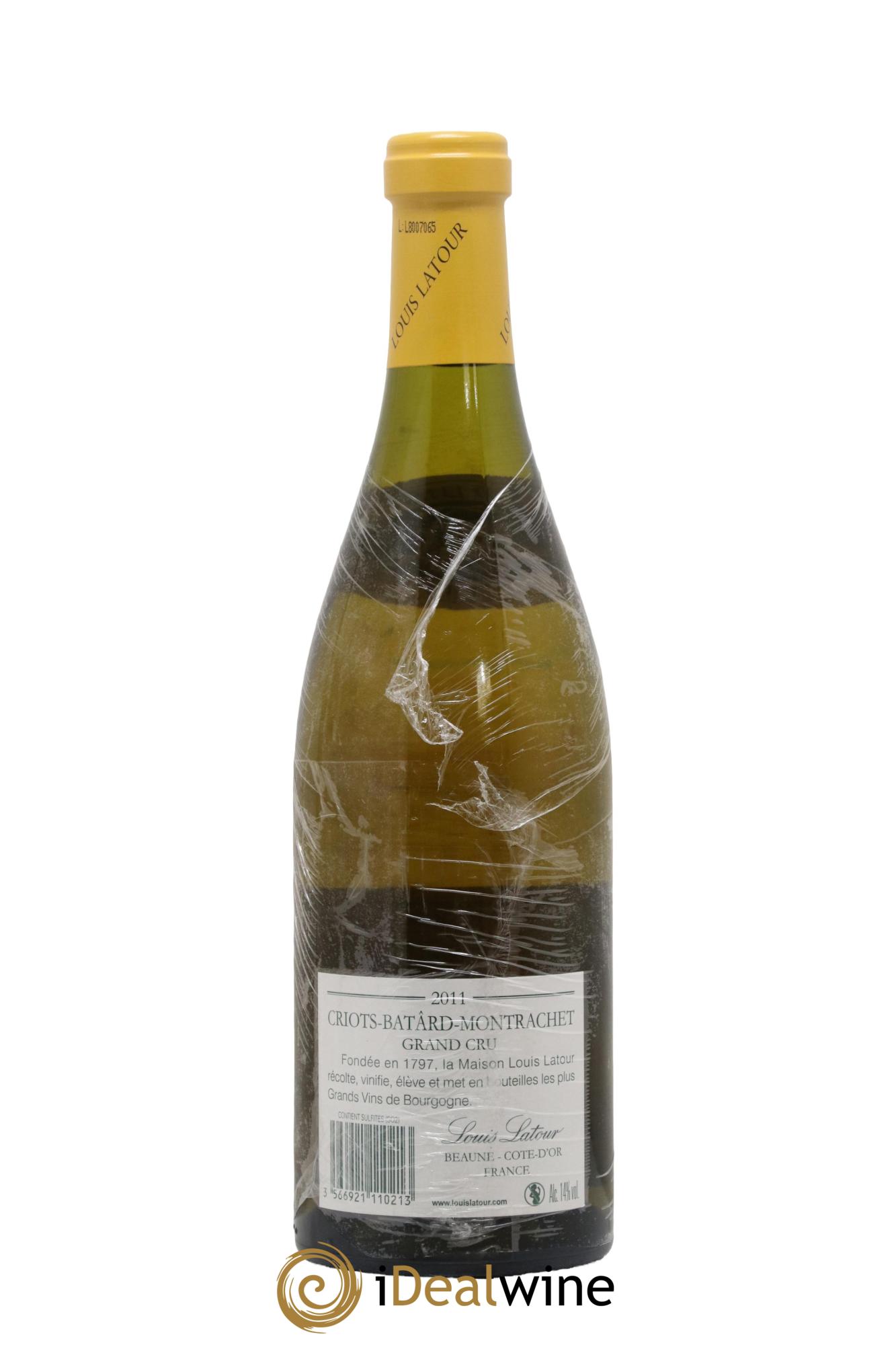 Criots-Bâtard-Montrachet Grand Cru Louis Latour 2011 - Lotto di 1 bottiglia - 1
