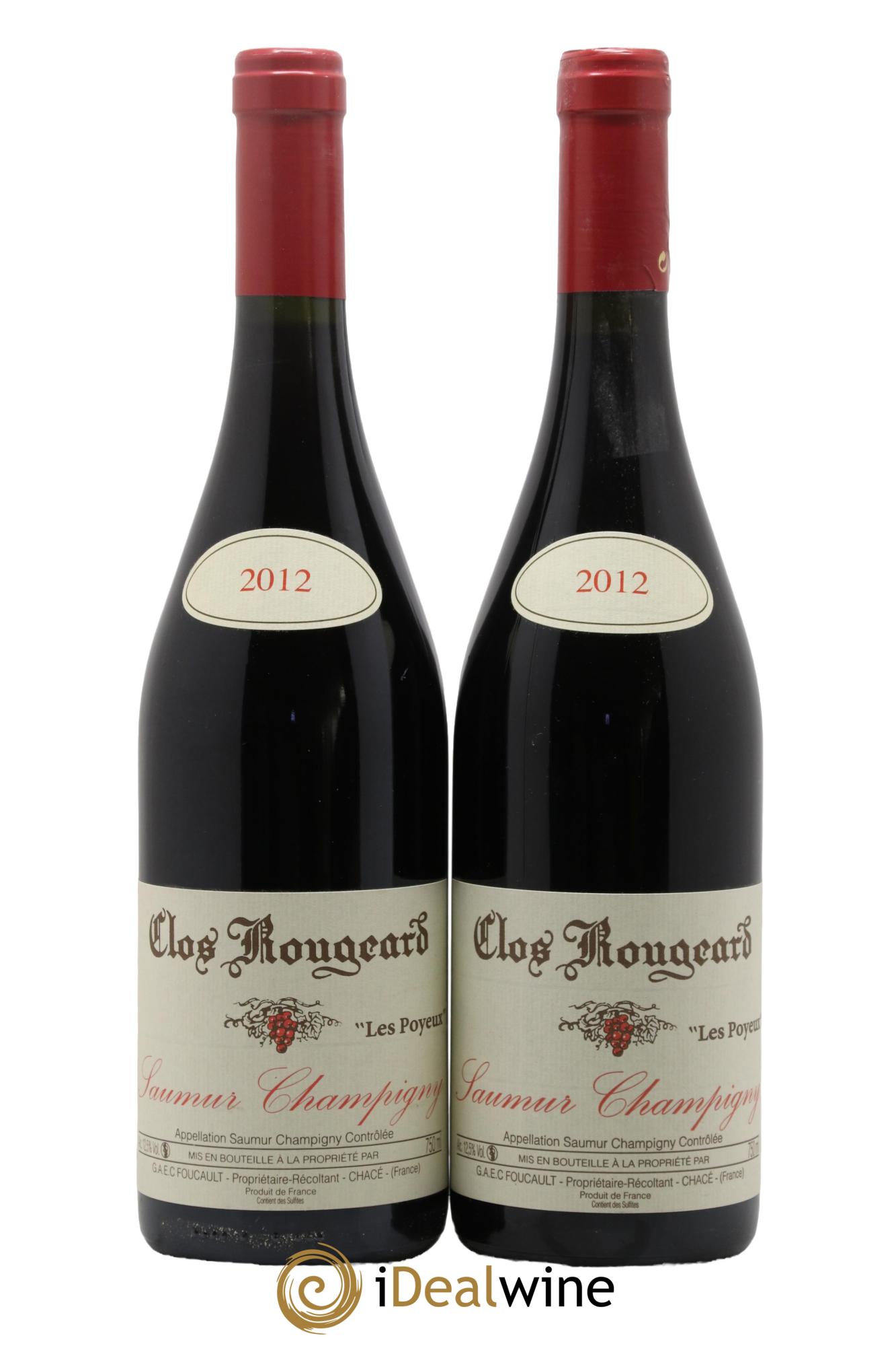 Saumur-Champigny Les Poyeux Clos Rougeard 2012 - Lot de 2 bouteilles - 0