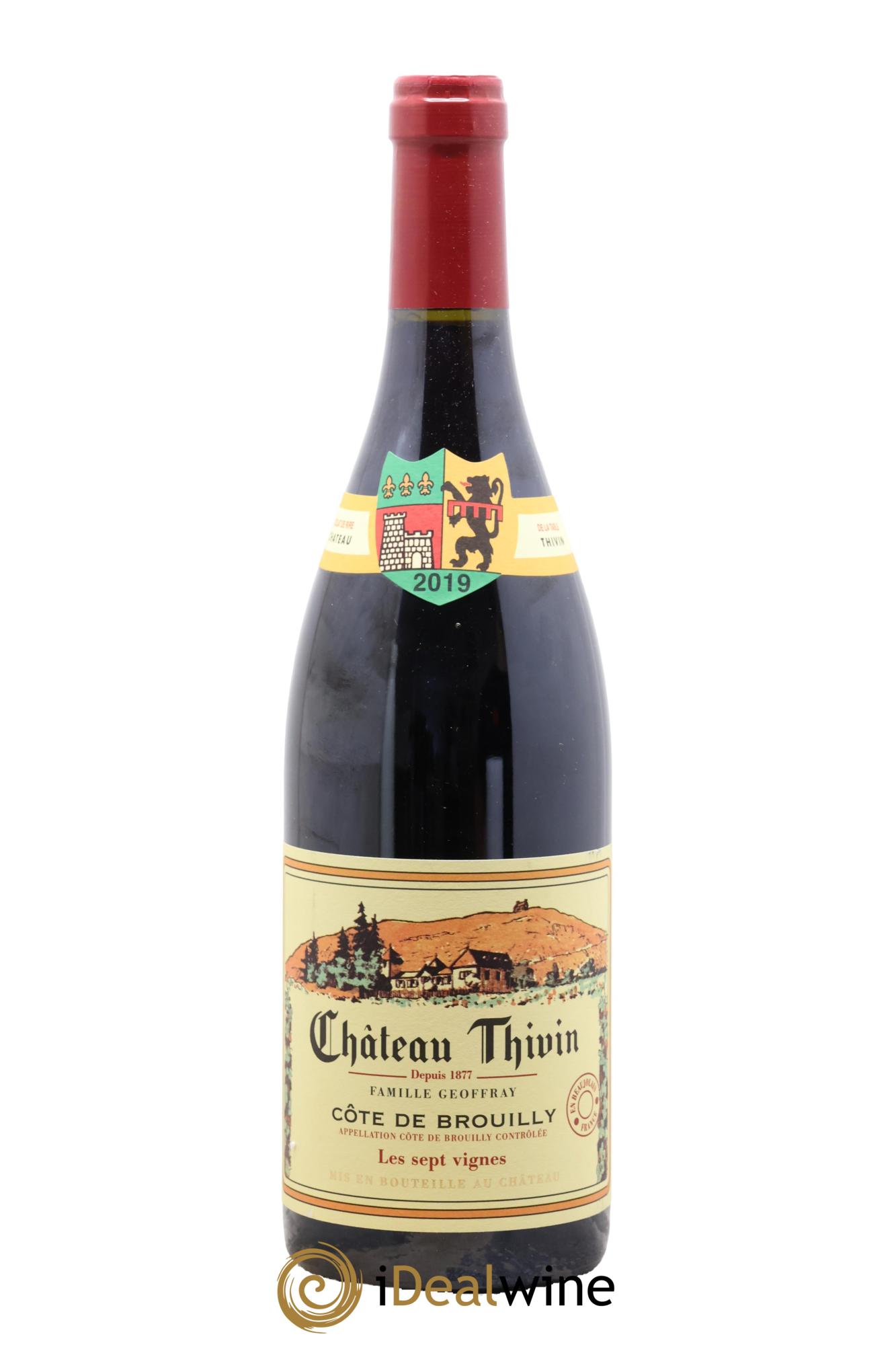 Côte de Brouilly Les 7 Vignes Château Thivin 2019 - Lot de 1 bouteille - 0