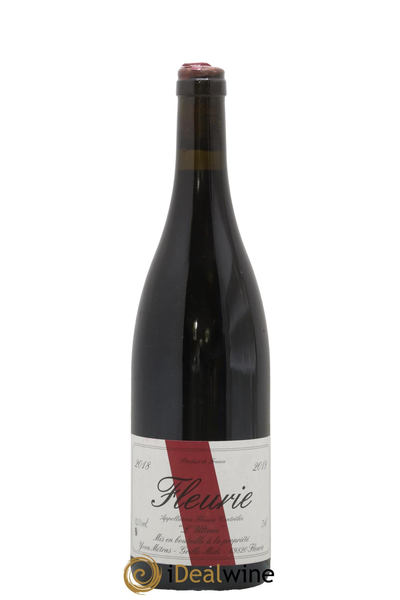 Fleurie l'Ultime Yvon Métras 2018 - Lot de 1 bouteille - 0