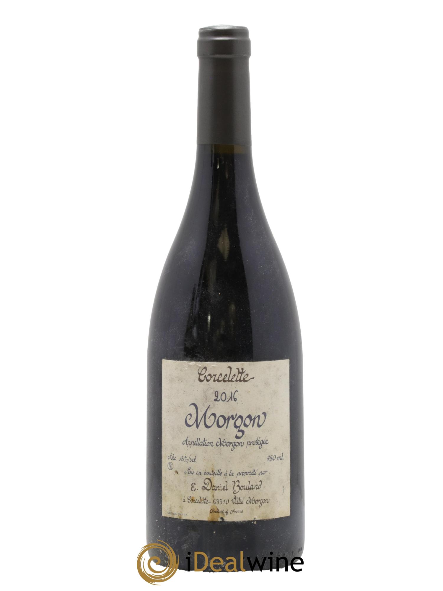 Morgon Corcelette Daniel Bouland (Domaine) 2016 - Lot de 1 bouteille - 0