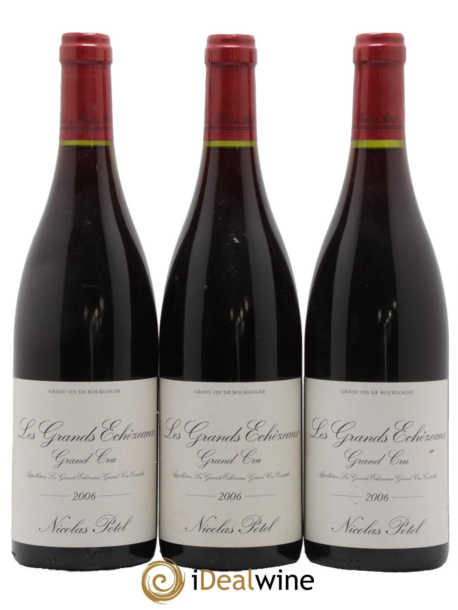Grands-Echezeaux Grand Cru Nicolas Potel 2006 - Lot de 3 bouteilles - 0