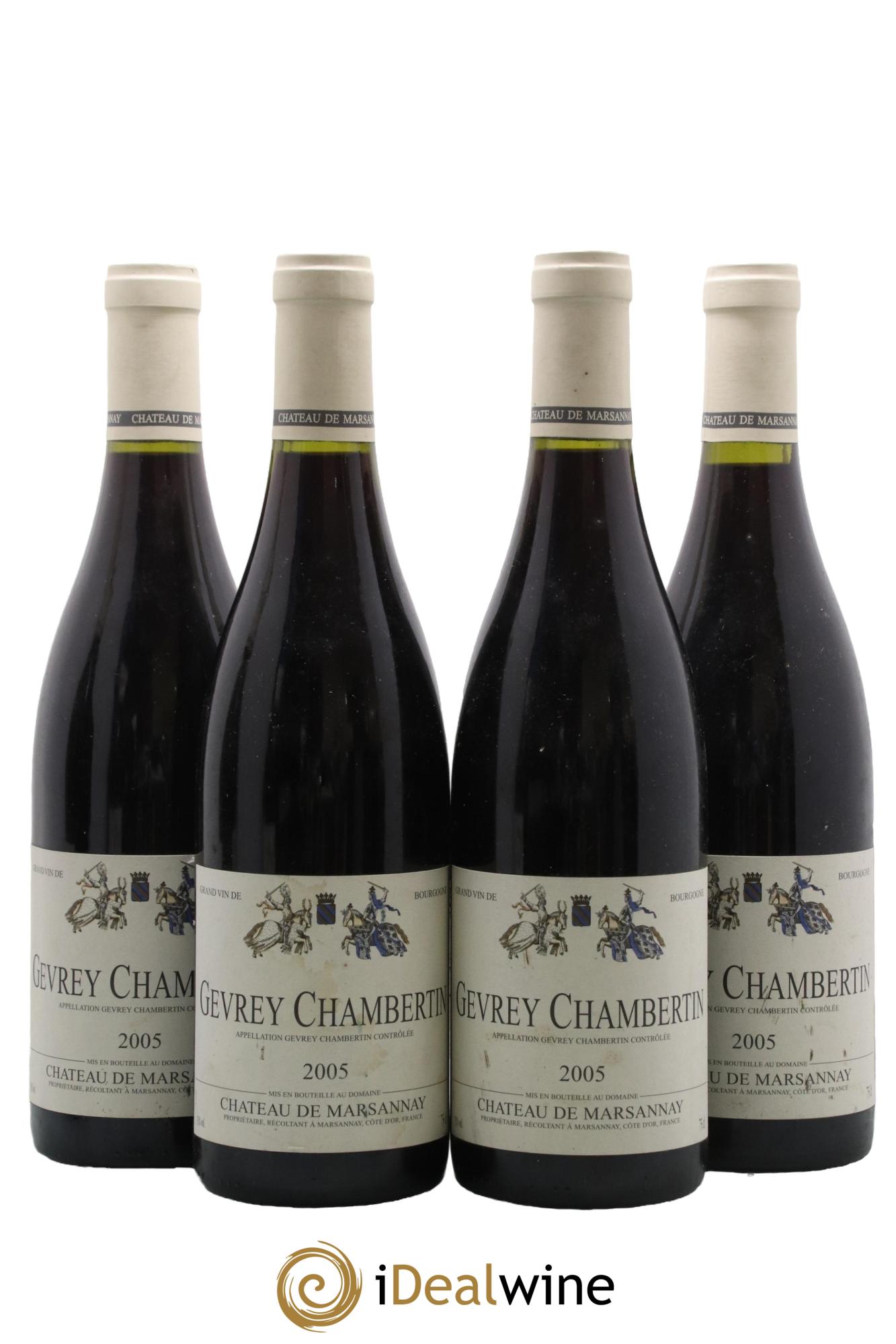 Gevrey-Chambertin Château de Marsannay 2005 - Lot de 4 bouteilles - 0