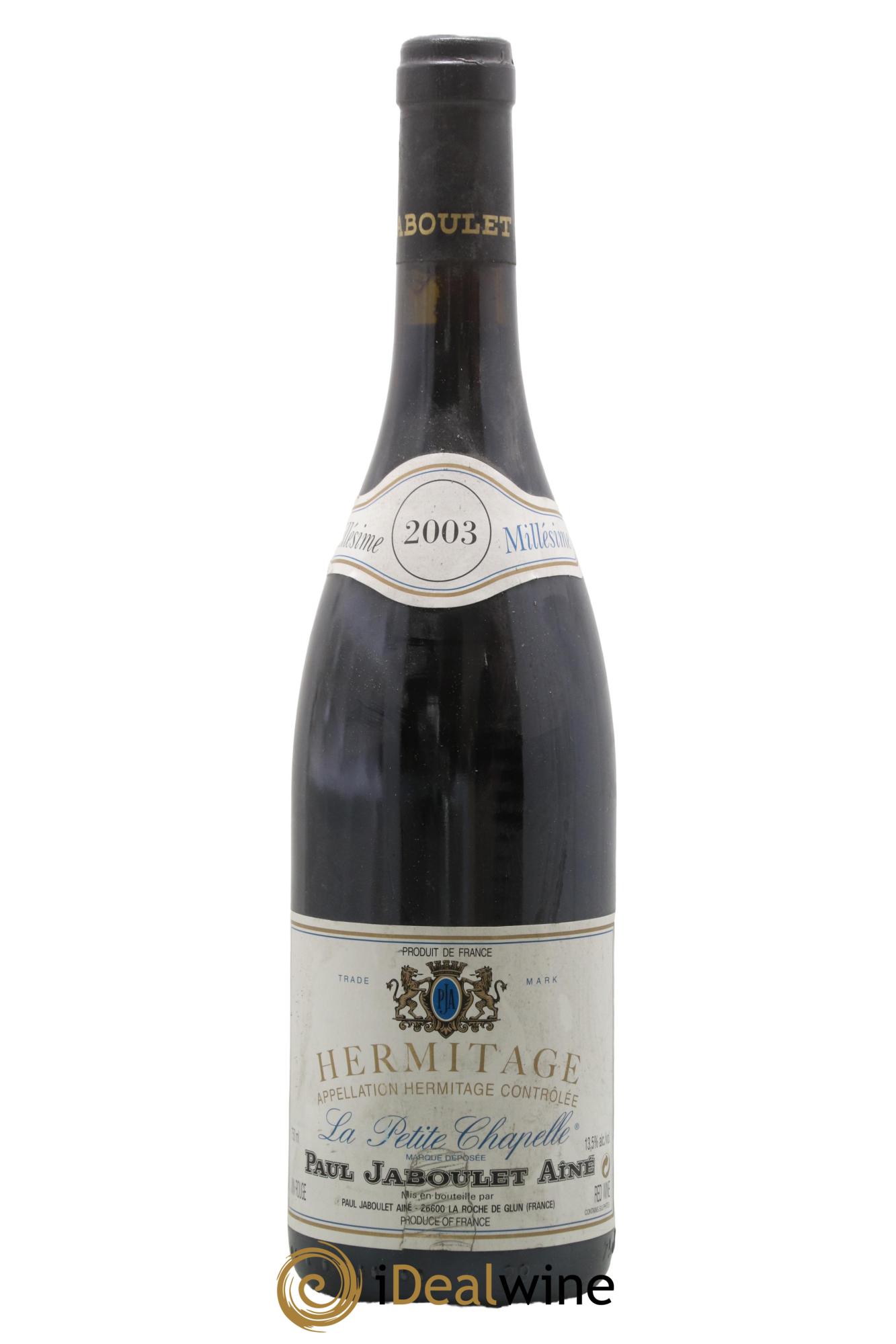 Hermitage La Petite Chapelle Paul Jaboulet Ainé 2003 - Lotto di 1 bottiglia - 0