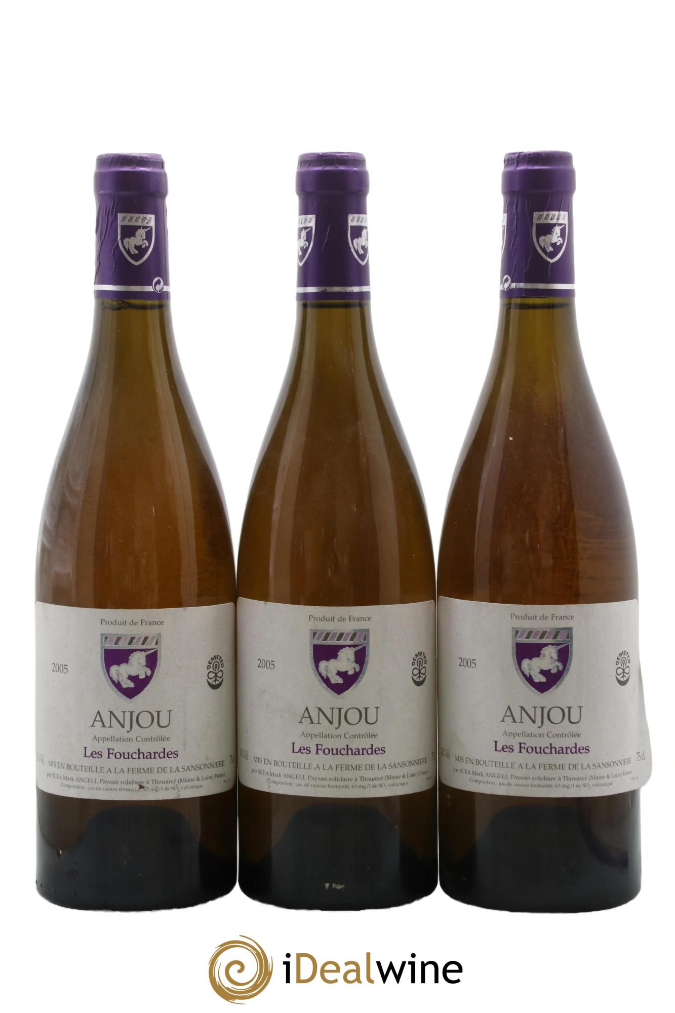 Anjou Les Fouchardes Mark Angeli (Domaine) - Ferme de la Sansonnière 2005 - Lot de 3 bouteilles - 0