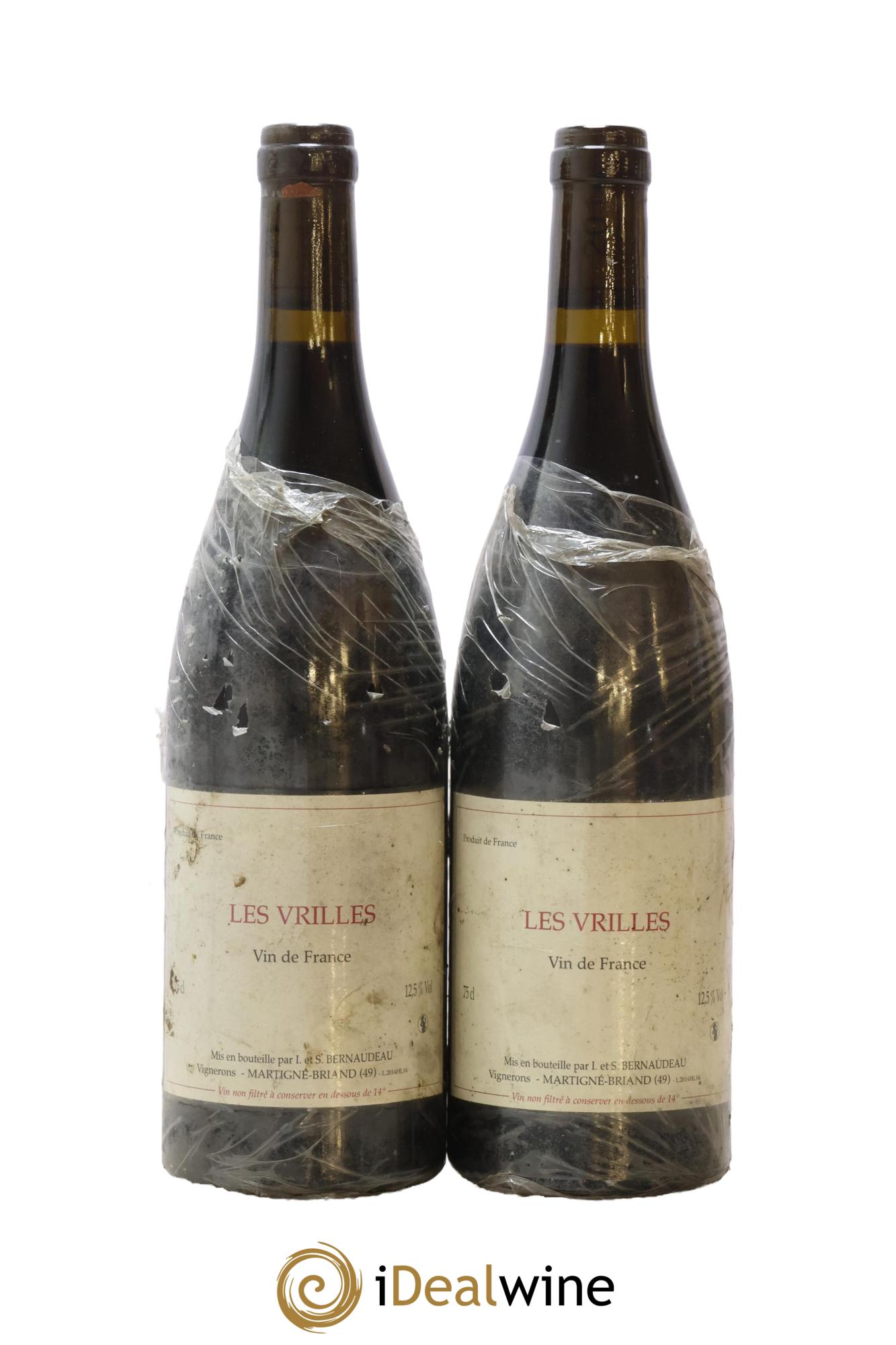 Vin de France Les Vrilles Stéphane Bernaudeau (Domaine) 2014 - Lot de 2 bouteilles - 0