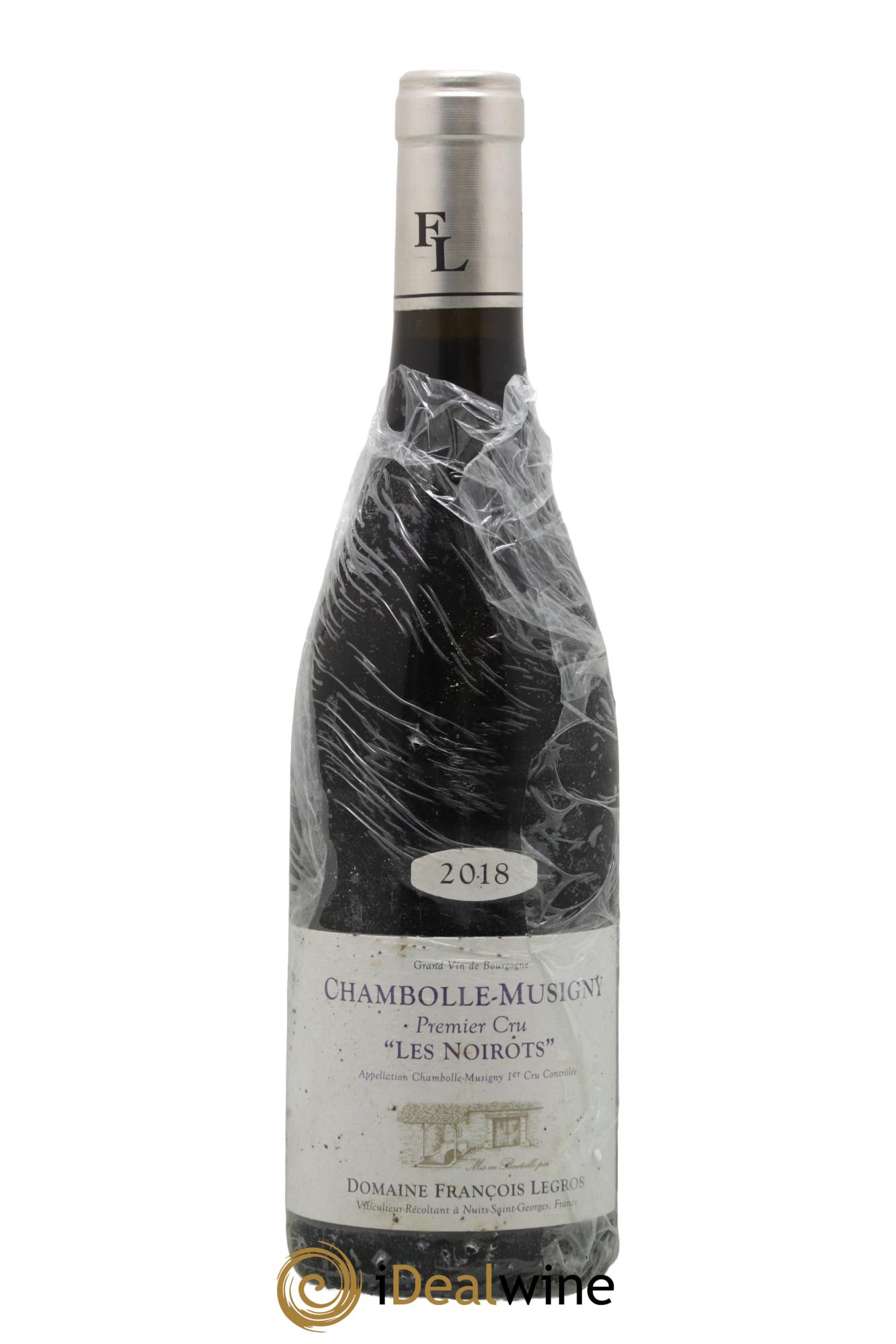 Chambolle-Musigny 1er Cru Les Noirots François Legros 2018 - Lot de 1 bouteille - 0