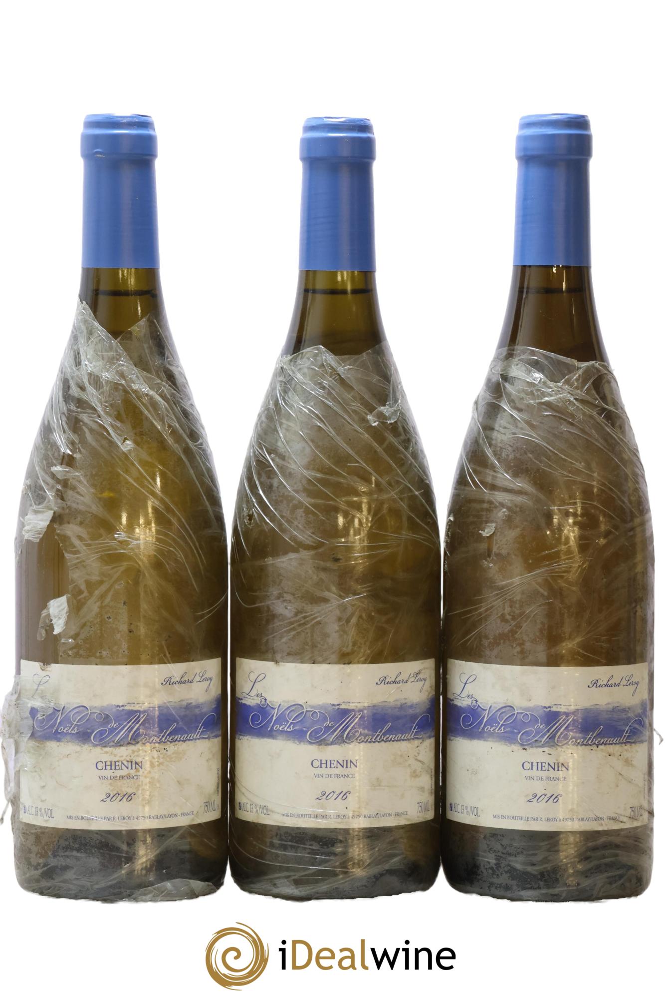 Vin de France Les Noëls de Montbenault Richard Leroy 2016 - Lot de 3 bouteilles - 0