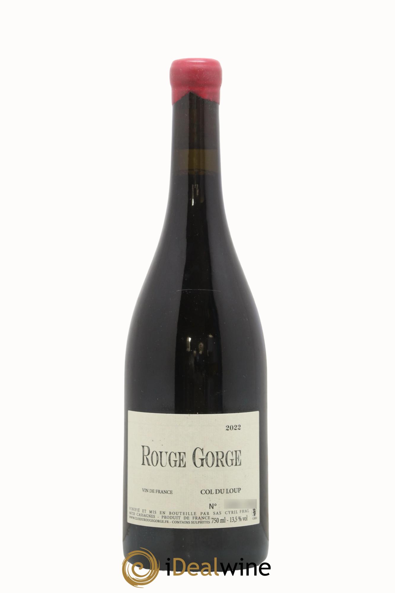 Vin de France Col du Loup Cyril Fhal 2022 - Lot of 1 bottle - 0