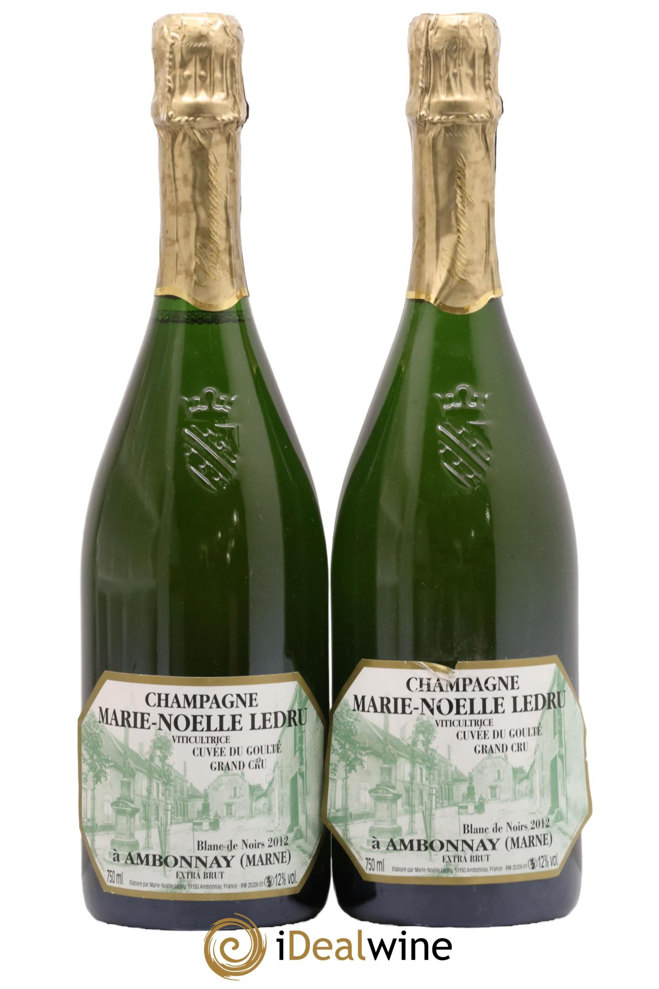 Cuvée du Goulté Blanc de Noirs Marie-Noëlle Ledru 2012 - Lot de 2 bouteilles - 0