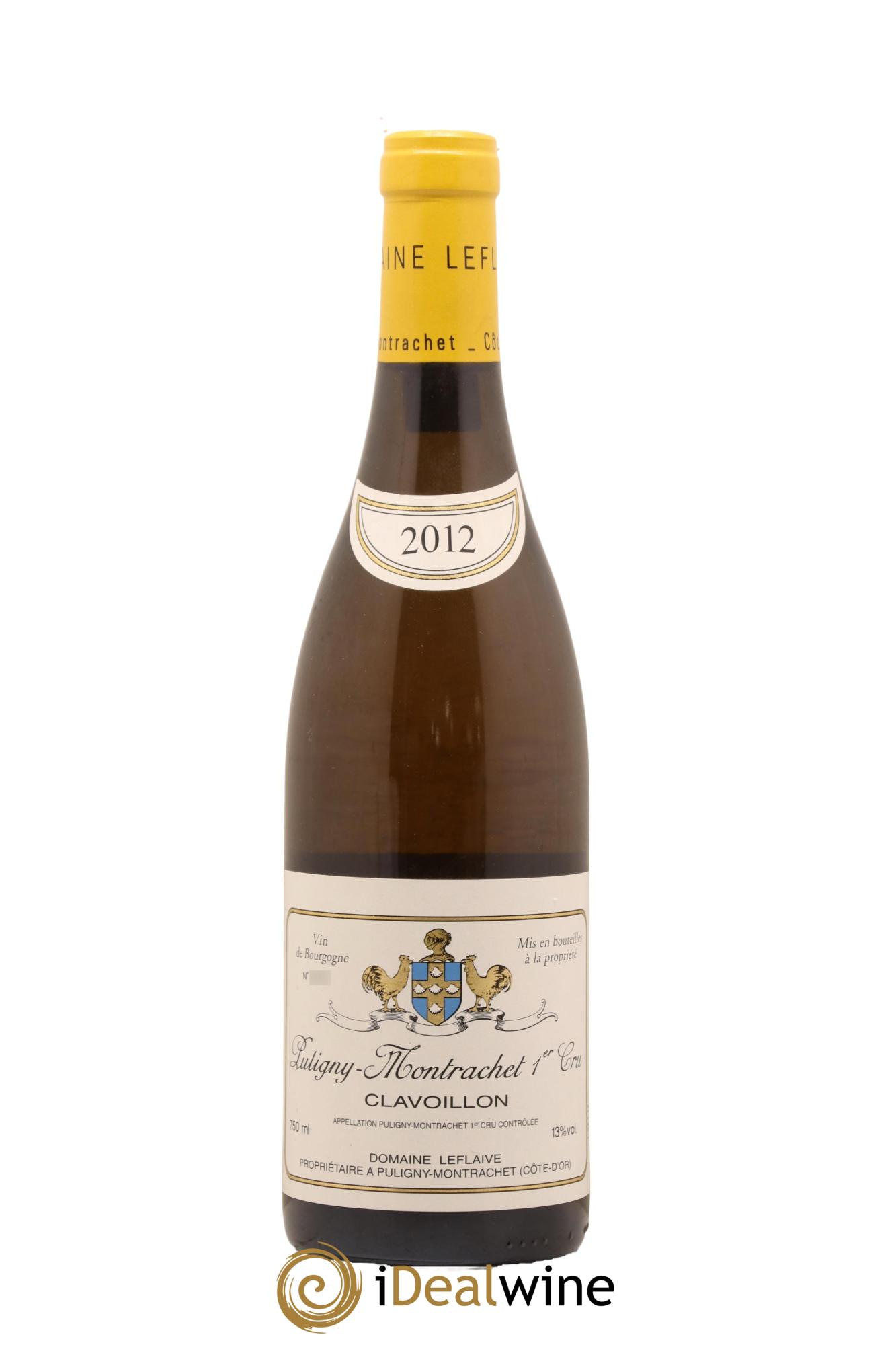 Puligny-Montrachet 1er Cru Clavoillon Leflaive (Domaine) 2012 - Lot de 1 bouteille - 0