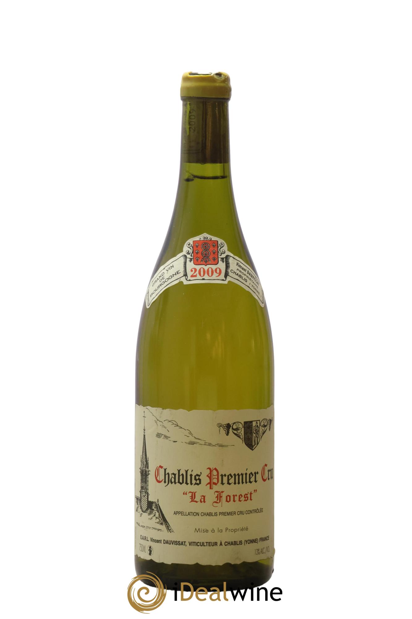 Chablis 1er Cru La Forest Vincent Dauvissat (Domaine) 2009 - Lot de 1 bouteille - 0