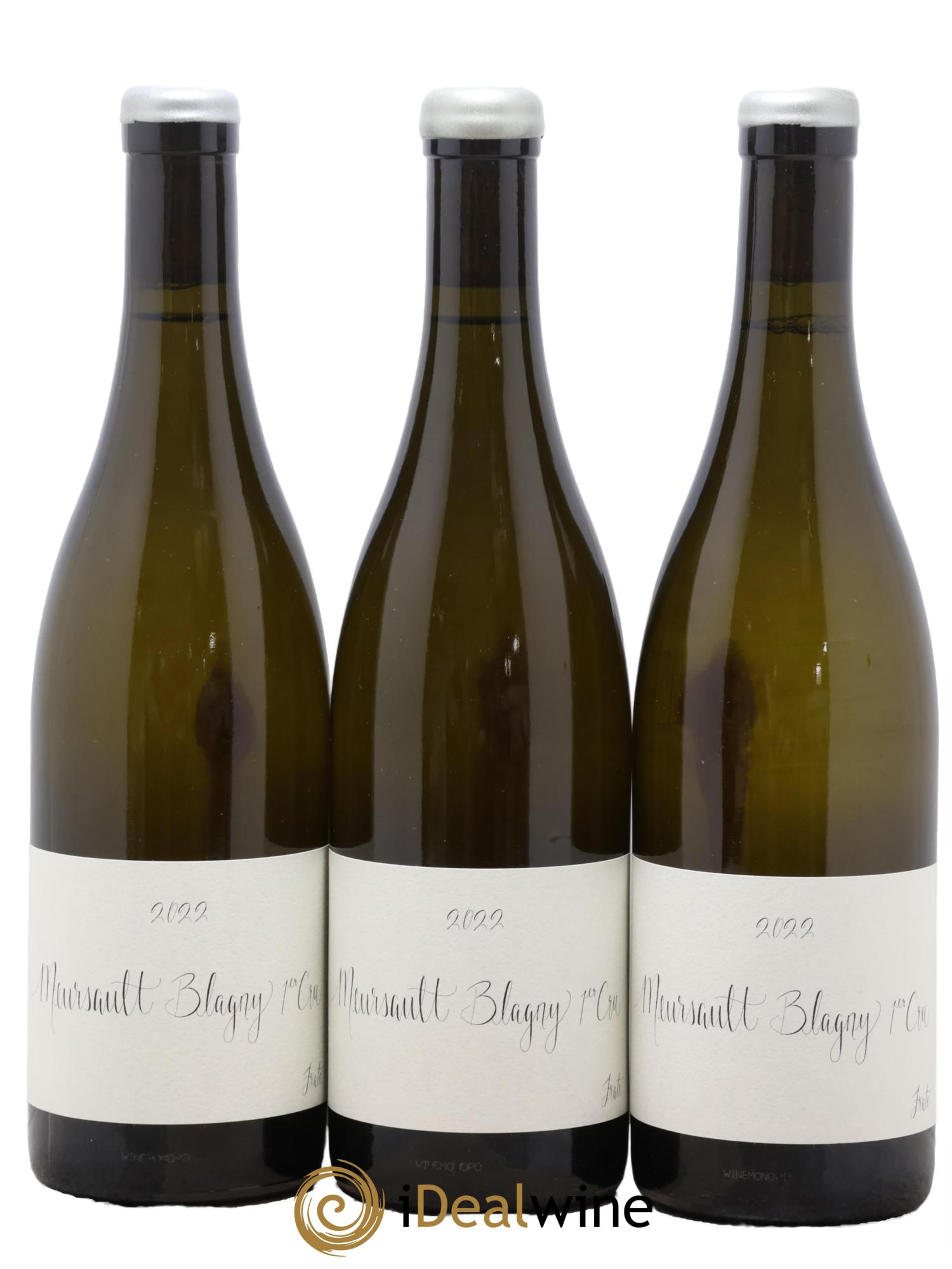 Meursault 1er Cru Blagny Fraté Frédéric Cossard 2022 - Lot de 3 bouteilles - 0
