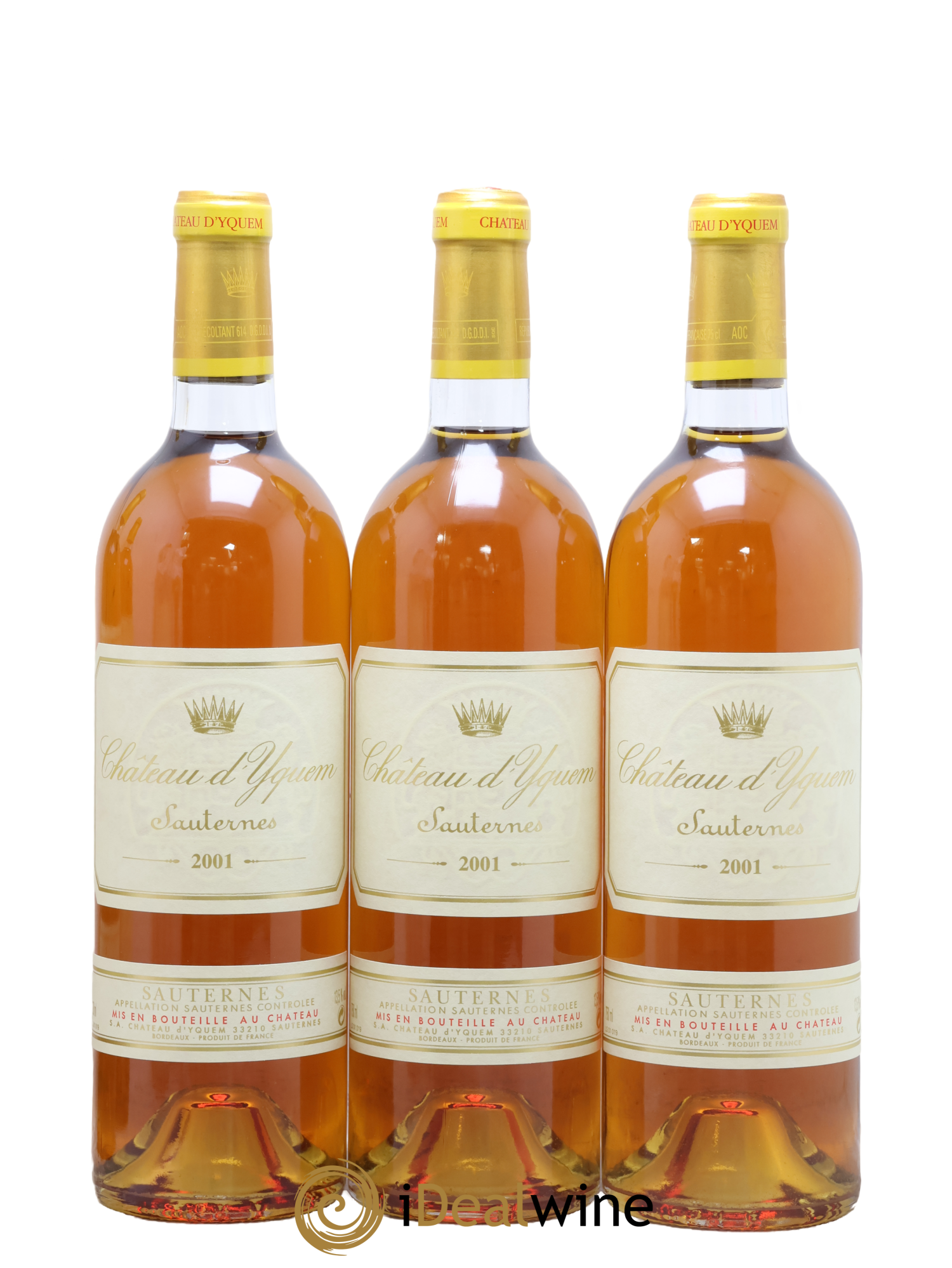 Château d' Yquem 1er Cru Classé Supérieur 2001 - Lot de 6 bouteilles - 2
