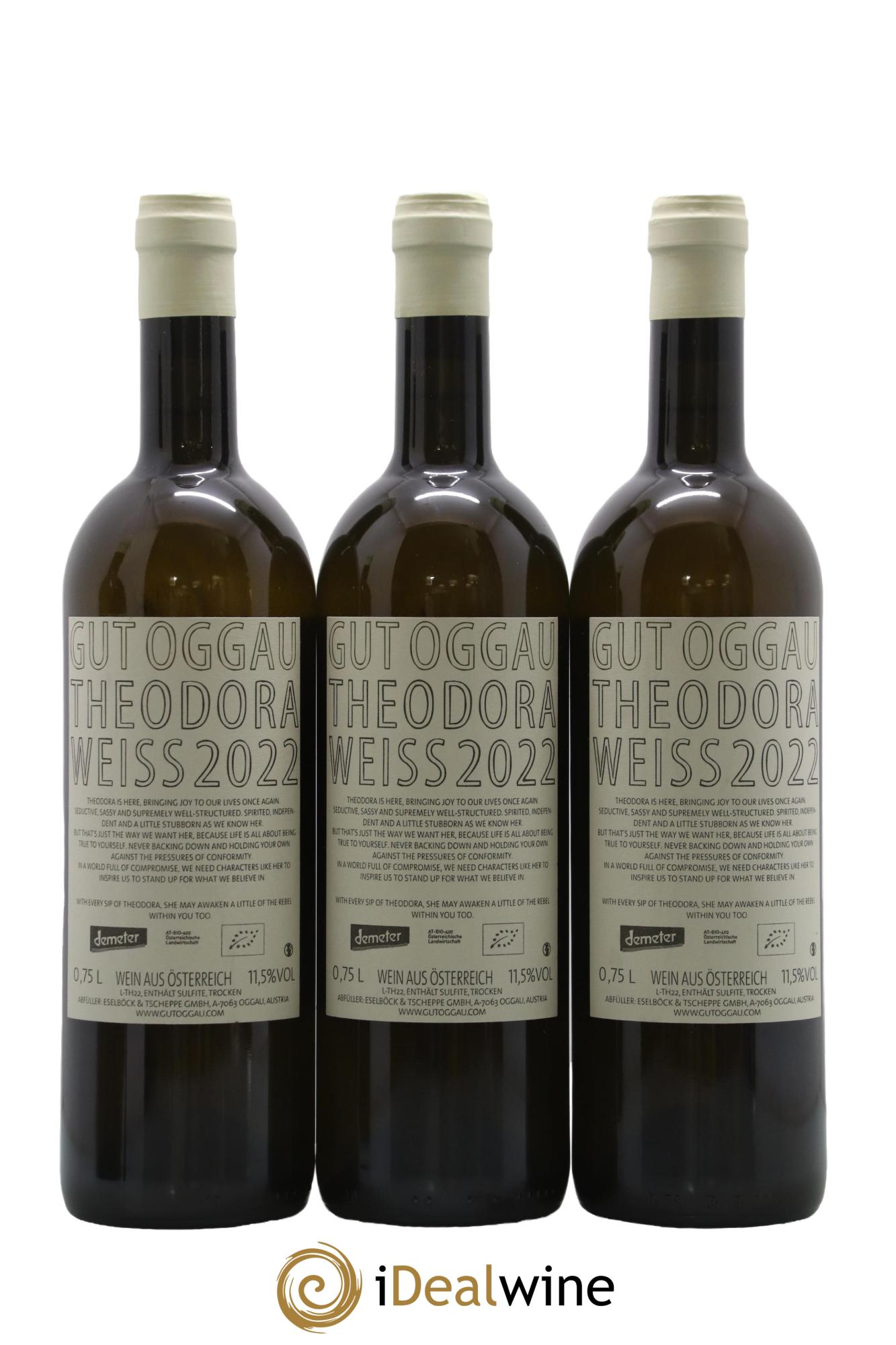 Burgenland Theodora Gut Oggau 2022 - Lot de 3 bouteilles - 1