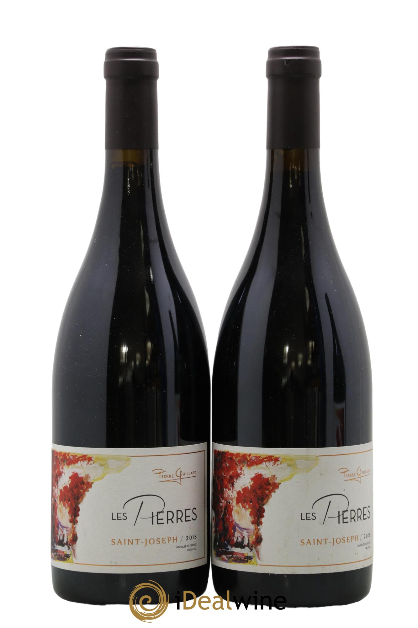 Saint-Joseph Les Pierres Pierre Gaillard 2018 - Posten von 2 Flaschen - 0