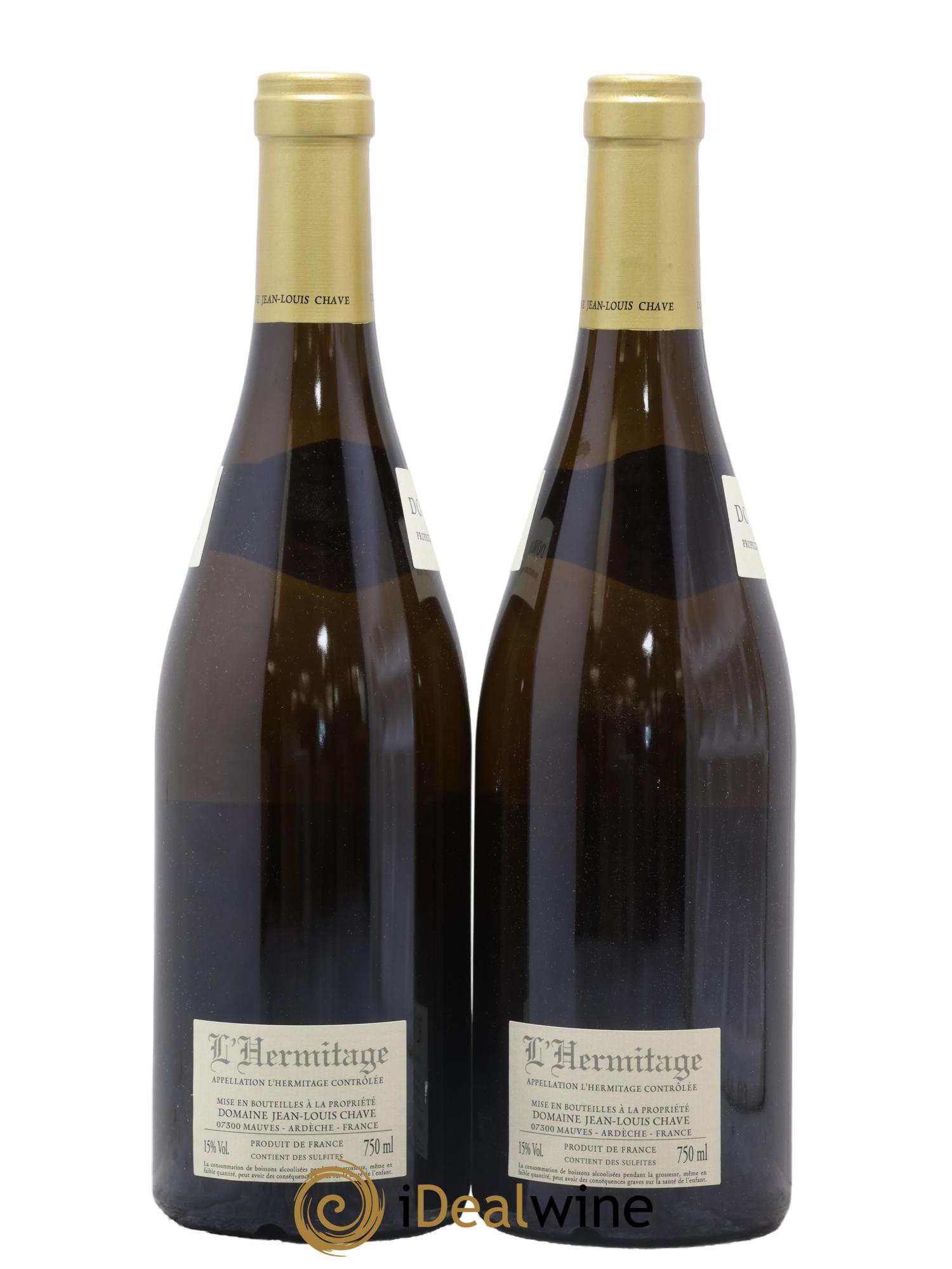 Hermitage Jean-Louis Chave 2022 - Lot of 2 bottles - 1