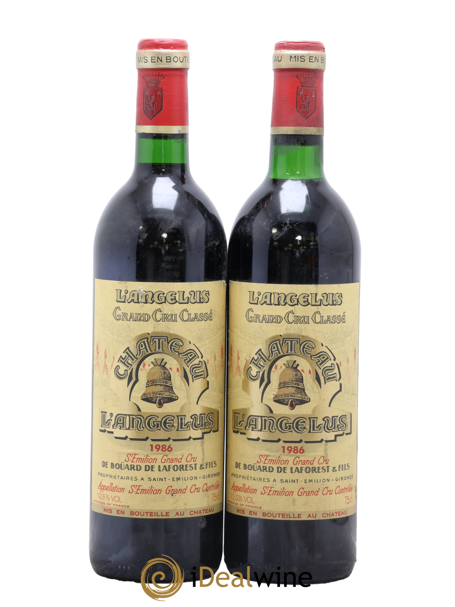 Château Angélus 1er Grand Cru Classé A 1986 - Posten von 2 Flaschen - 0