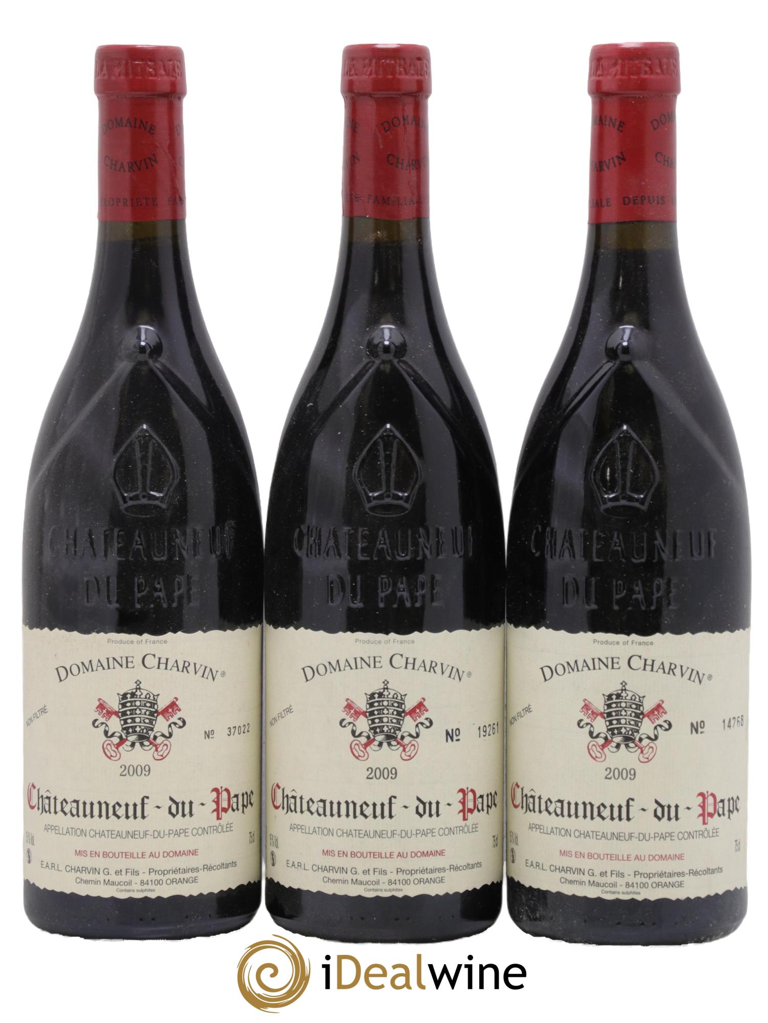 Châteauneuf-du-Pape Charvin (Domaine) 2009 - Lot de 3 bouteilles - 0