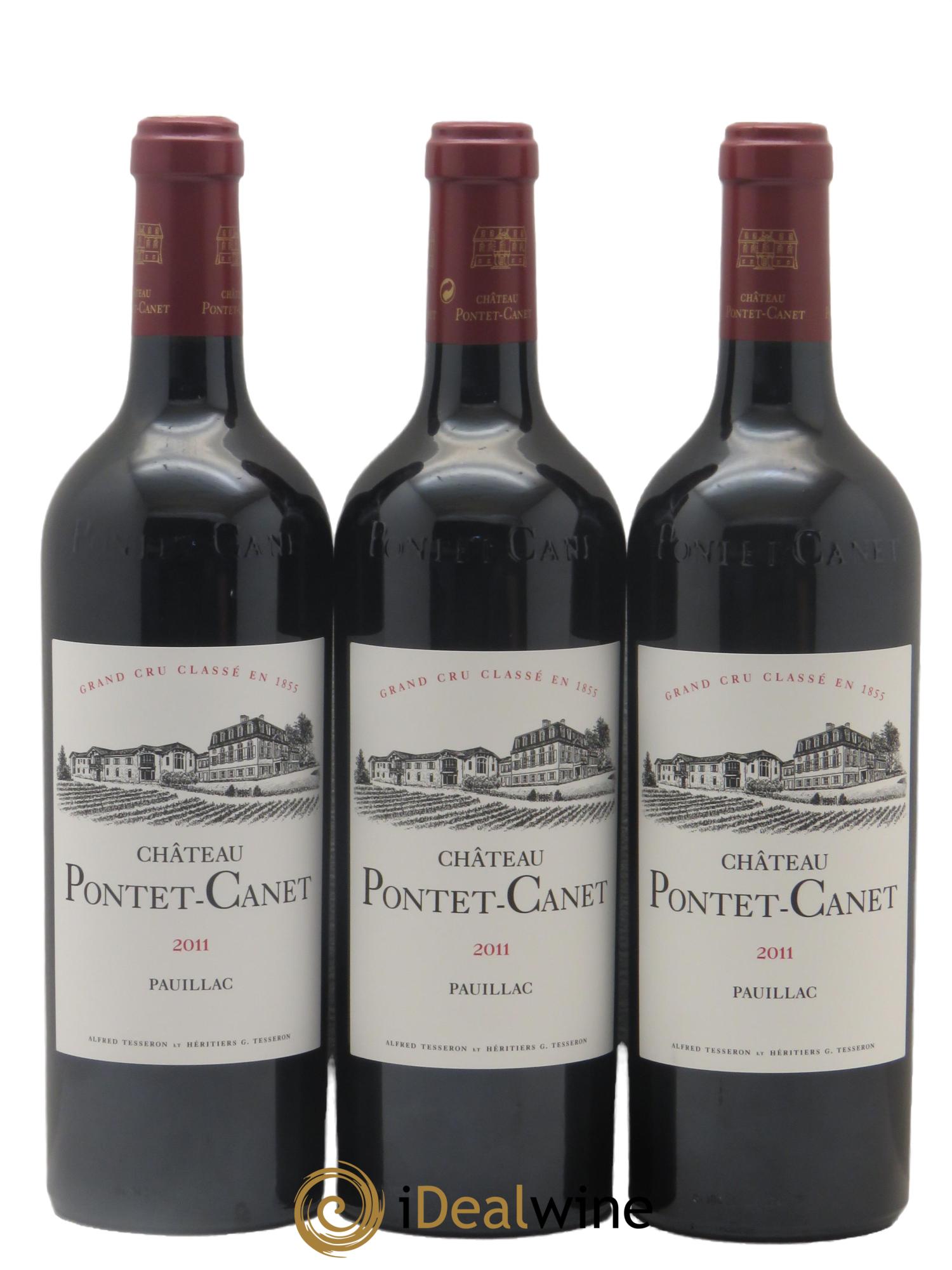 Château Pontet Canet 5ème Grand Cru Classé  2011 - Lot of 12 bottles - 3