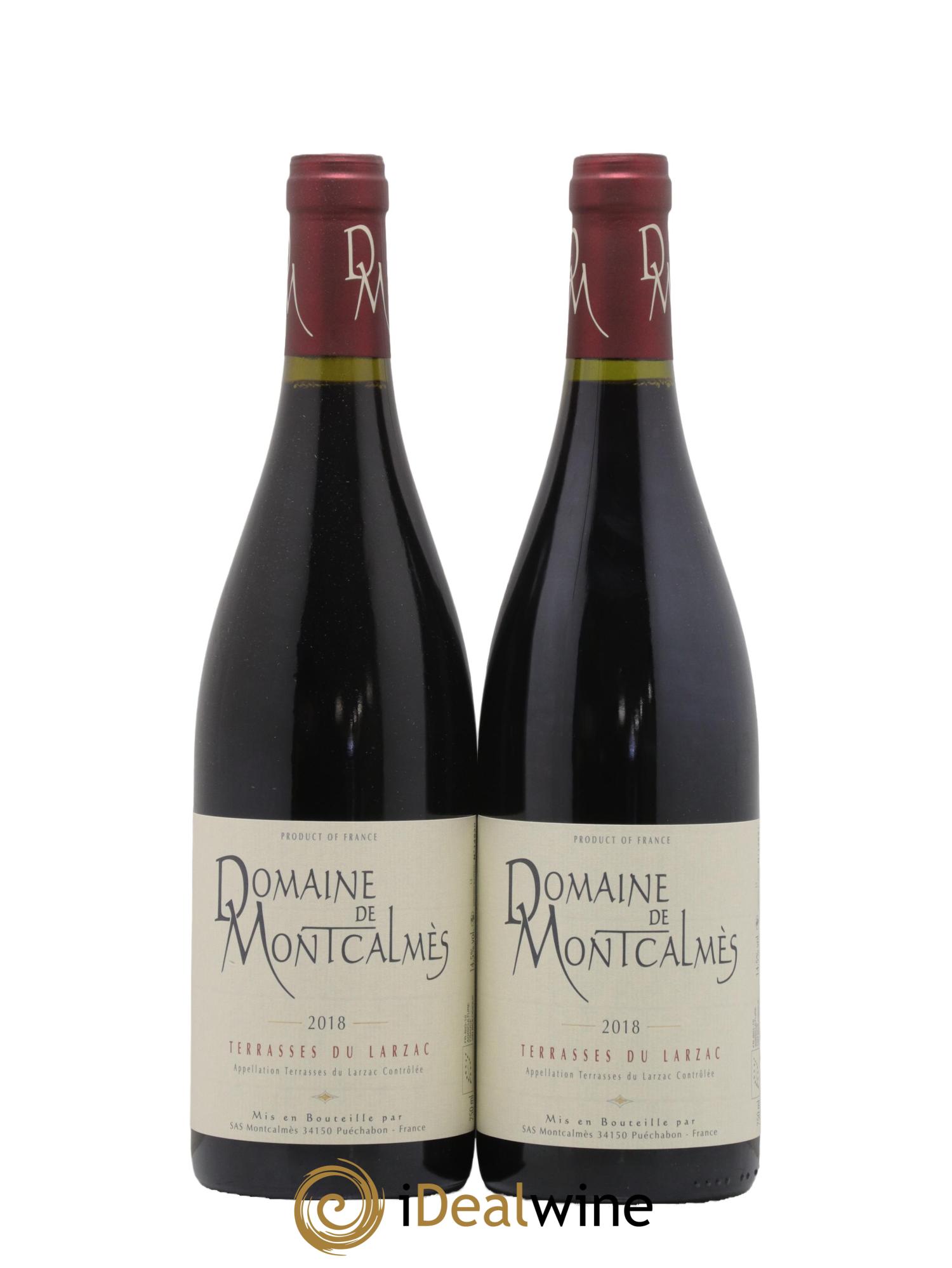 Terrasses du Larzac Domaine de Montcalmès Frédéric Pourtalié 2018 - Lot de 2 bouteilles - 0