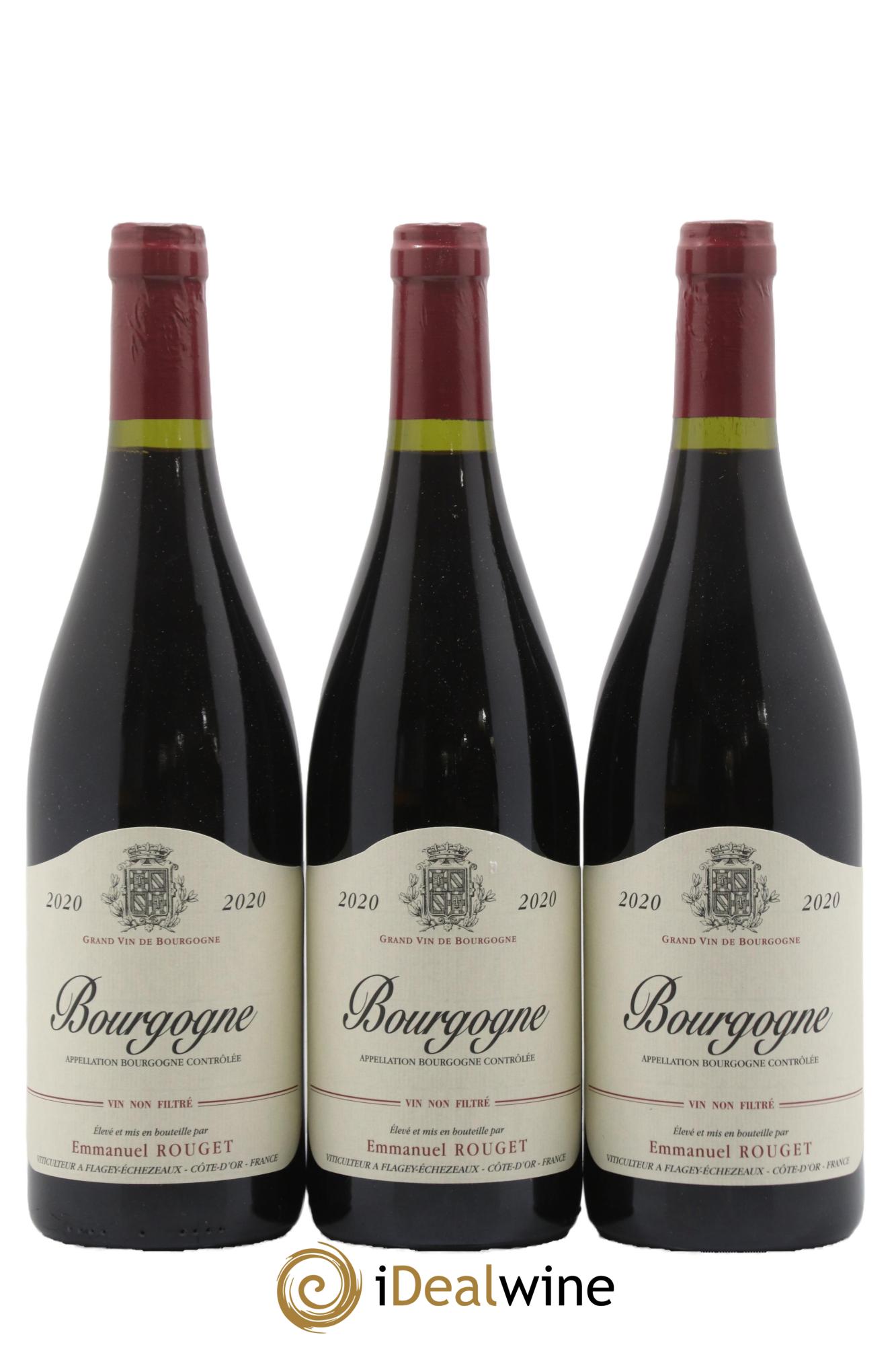 Bourgogne Emmanuel Rouget 2020 - Lotto di 3 bottiglie - 0