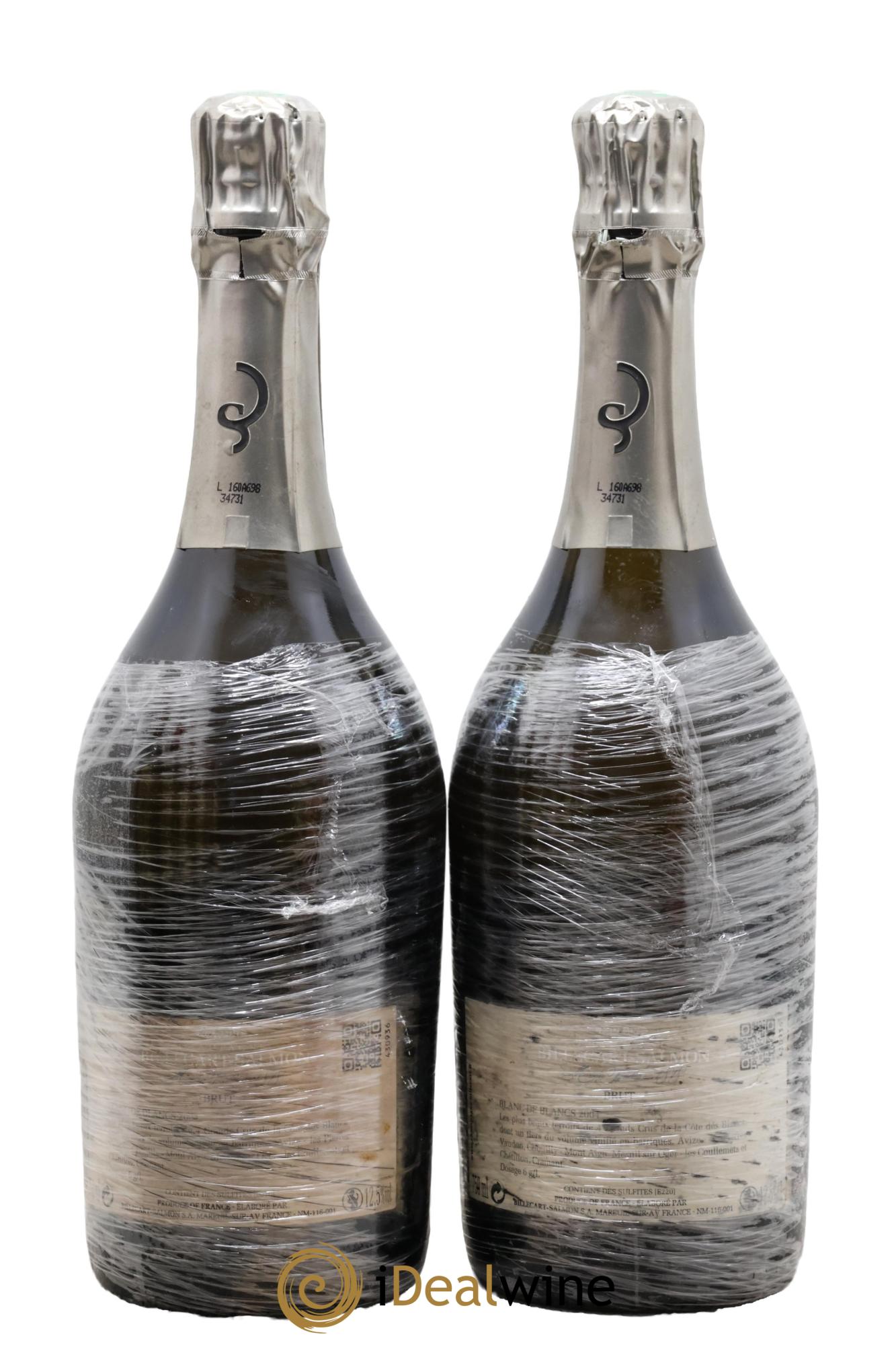 Blanc de Blancs Grand Cru Brut Billecart-Salmon 2004 - Lot de 2 bouteilles - 1