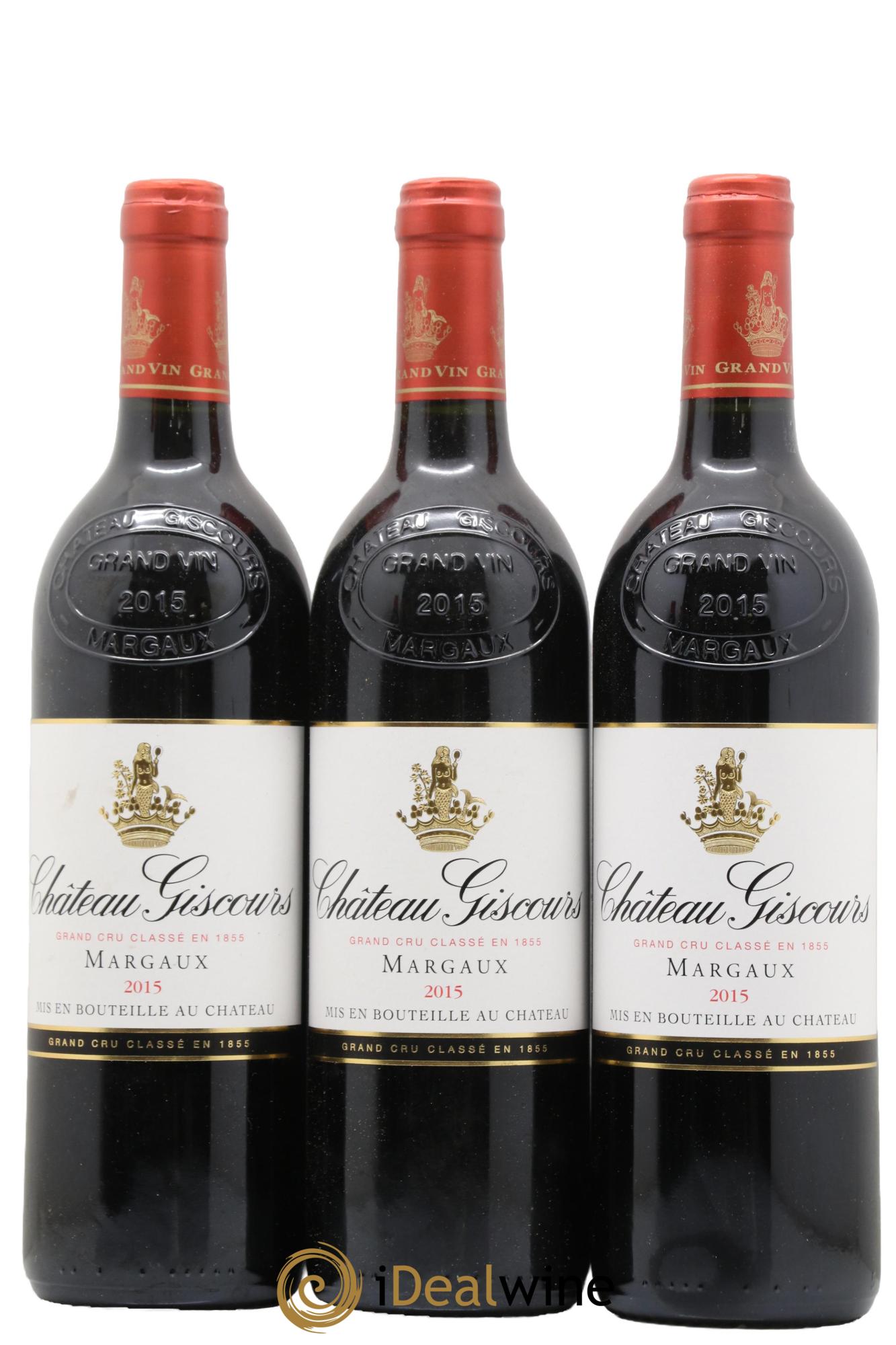 Château Giscours 3ème Grand Cru Classé 2015 - Lot de 3 bouteilles - 0