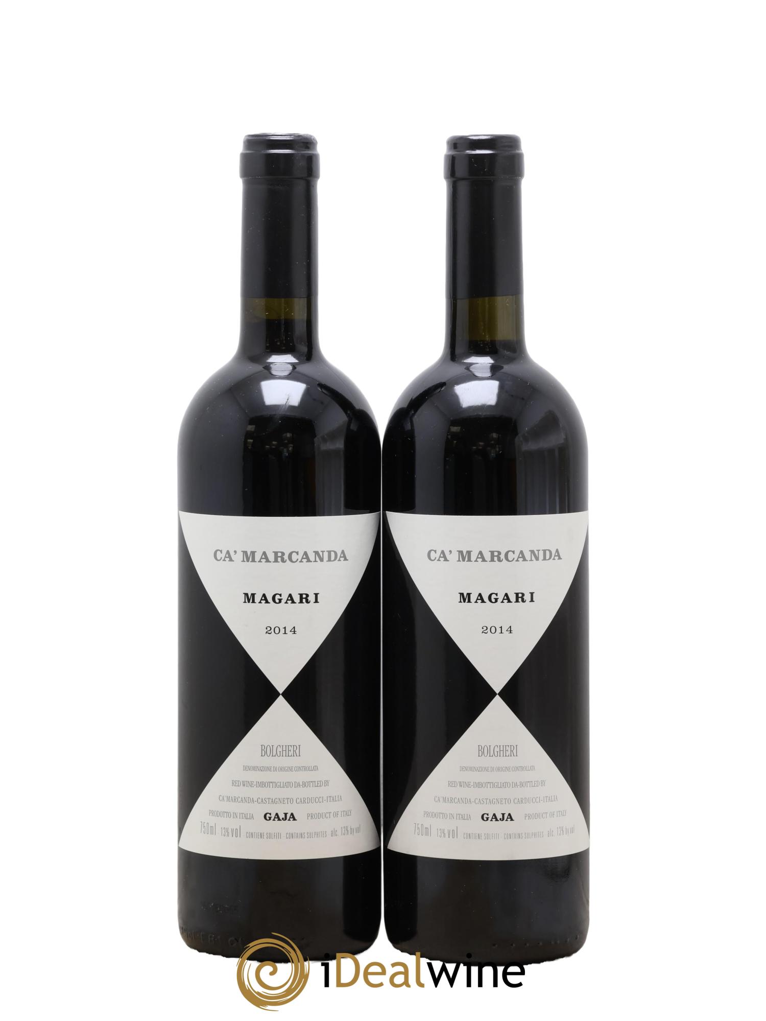 Bolgheri DOC Magari Ca'marcanda Angelo Gaja 2014 - Lot de 2 bouteilles - 0