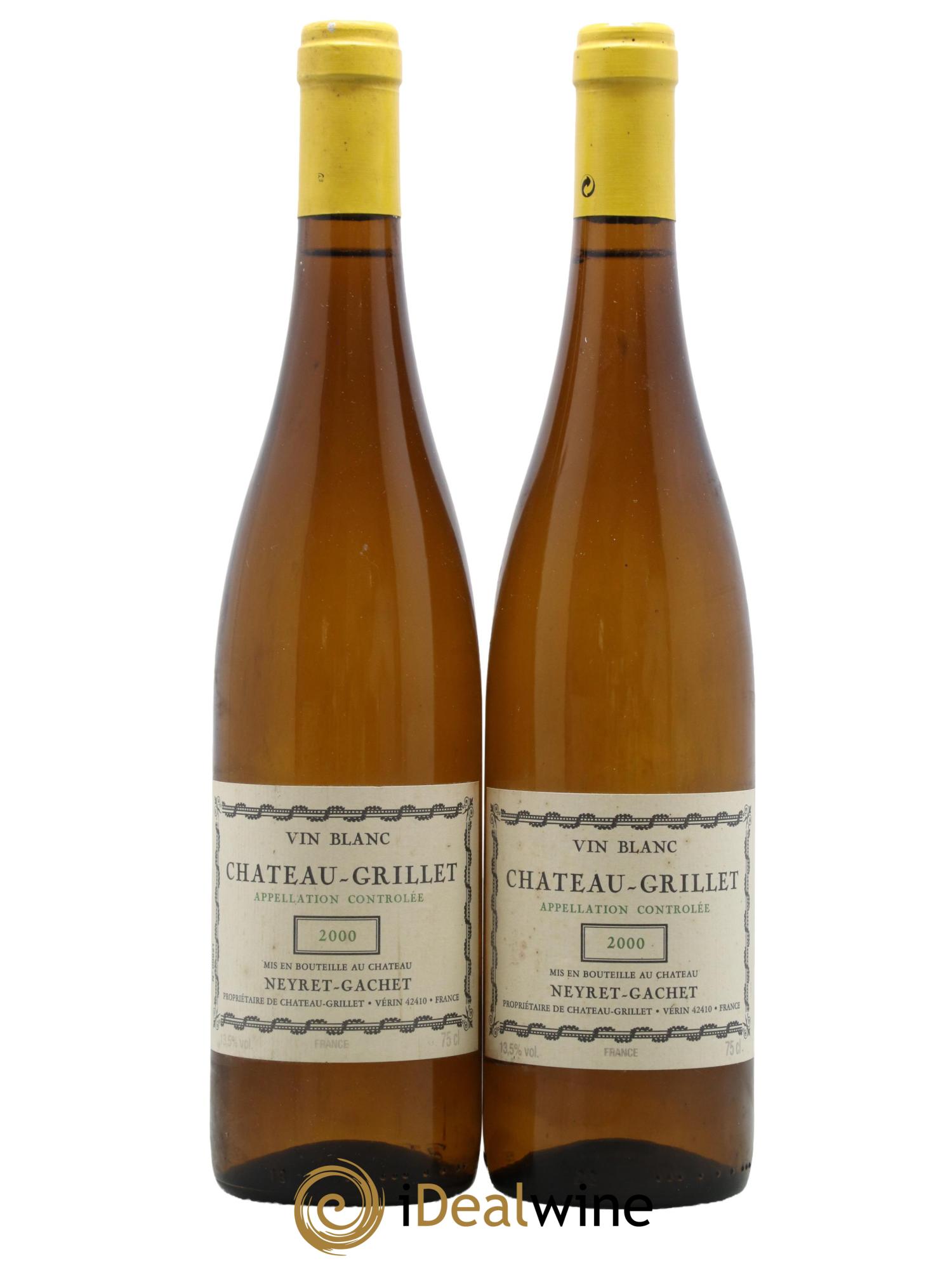 Château Grillet Château-Grillet 2000 - Lot de 2 bouteilles - 0