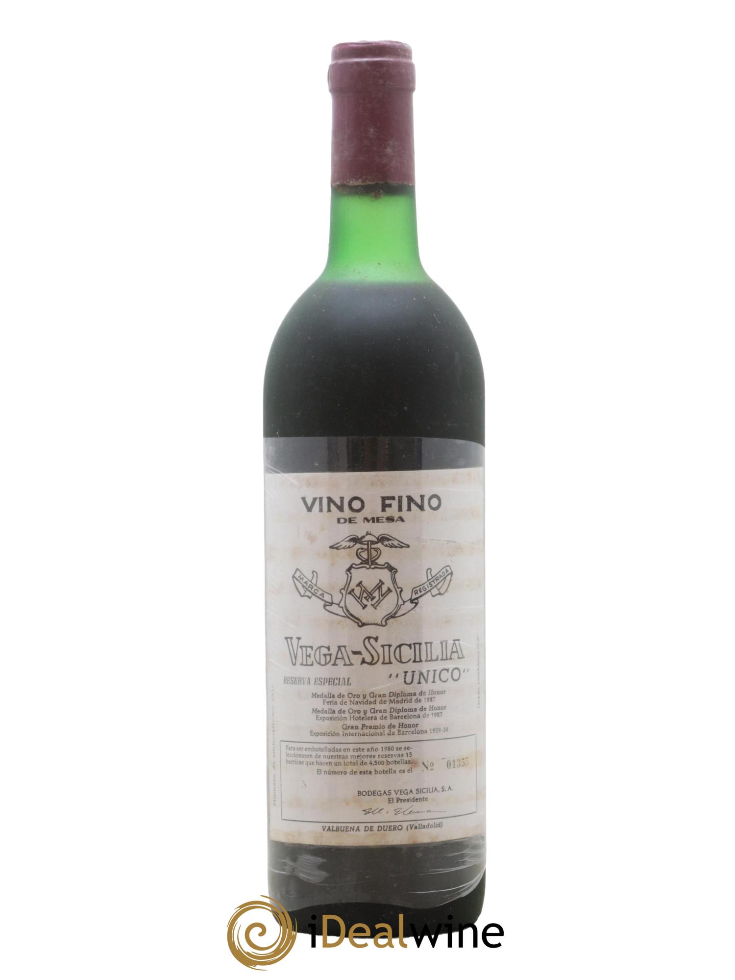 Ribera Del Duero Vega Sicilia Unico Reserva Especial Famille Alvarez - Lot de 1 bouteille - 0