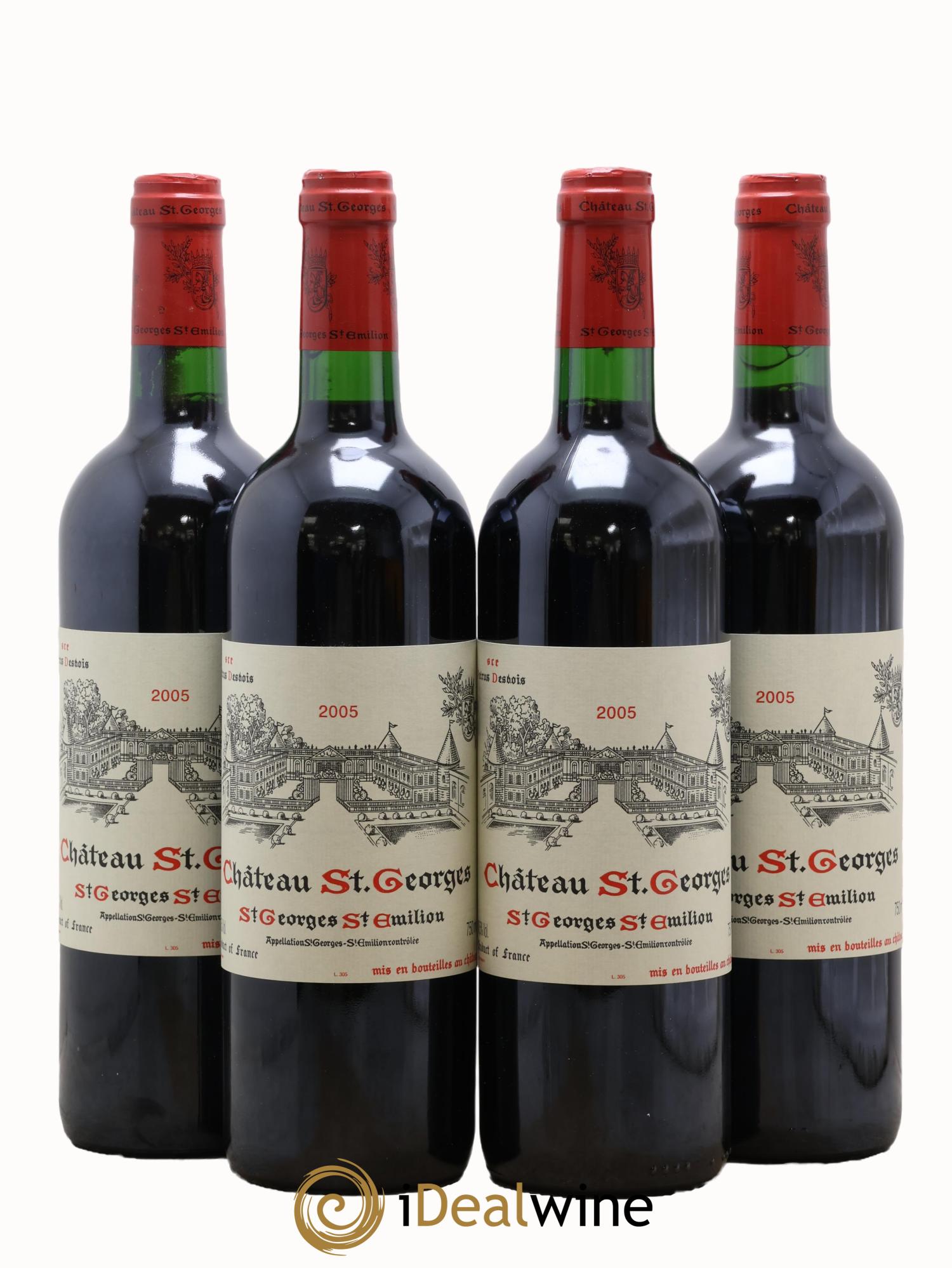 Château Saint-Georges 2005 - Lot de 4 bouteilles - 0