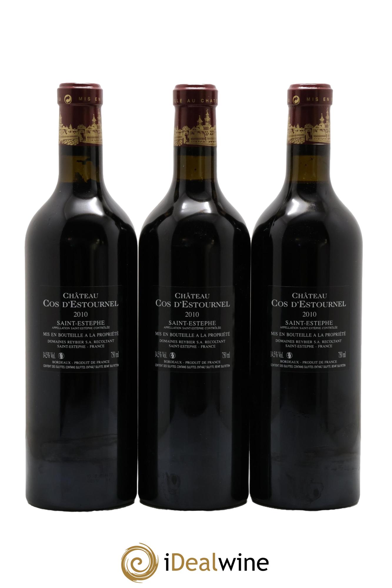 Cos d'Estournel 2ème Grand Cru Classé 2010 - Lot de 6 bouteilles - 4