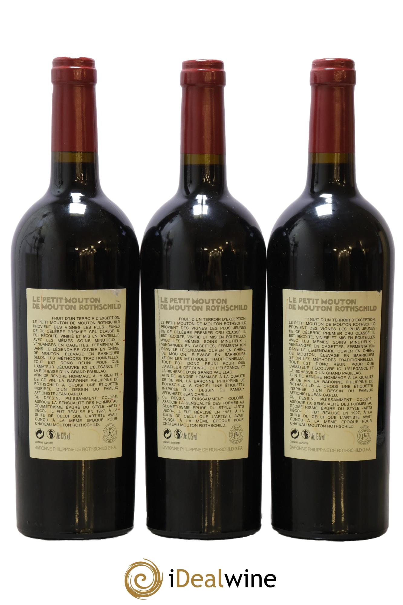 Petit Mouton Second Vin 2011 - Lot de 3 bouteilles - 1