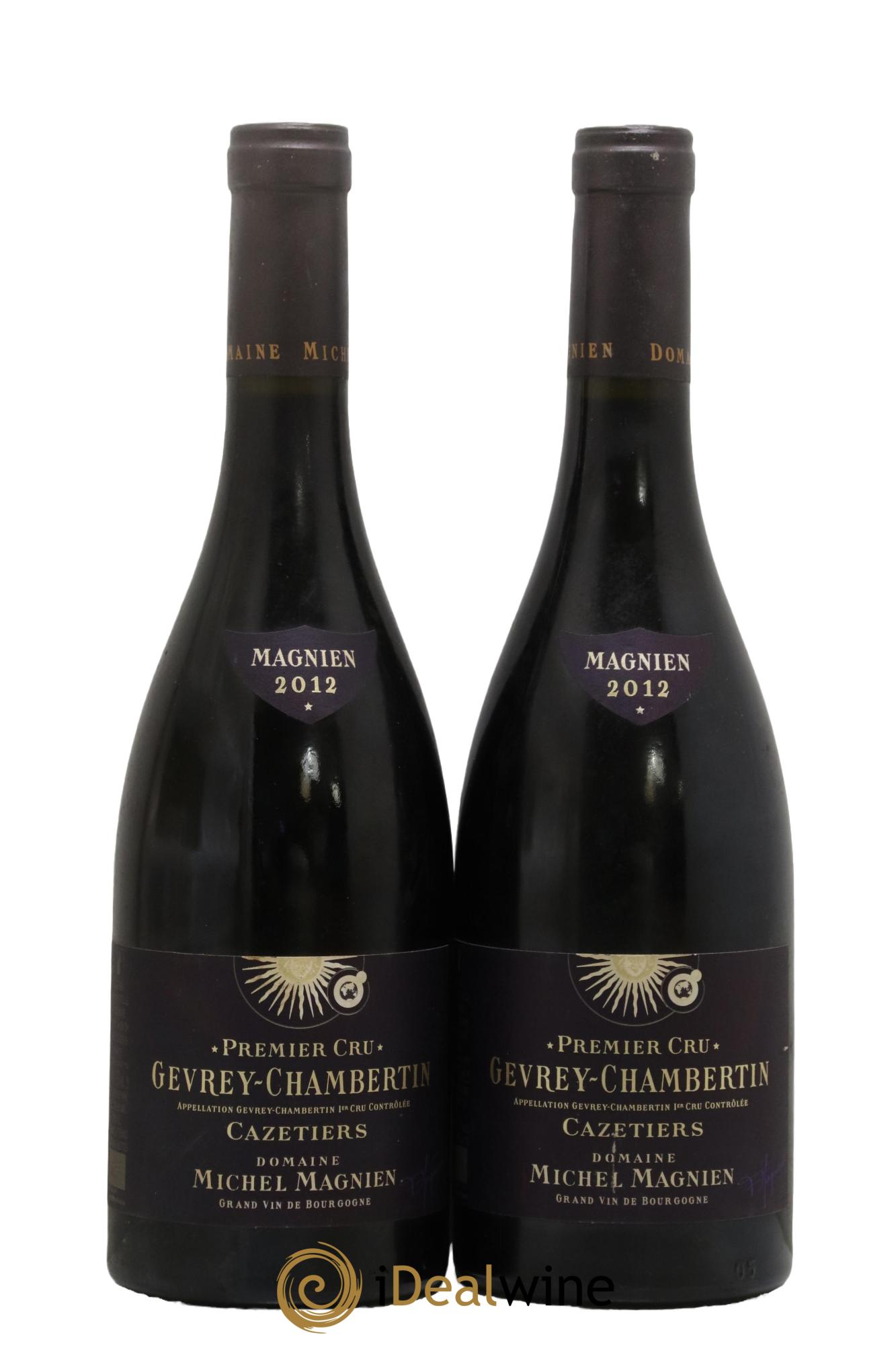 Gevrey-Chambertin 1er Cru Cazetiers Michel Magnien 2012 - Lot de 2 bouteilles - 0