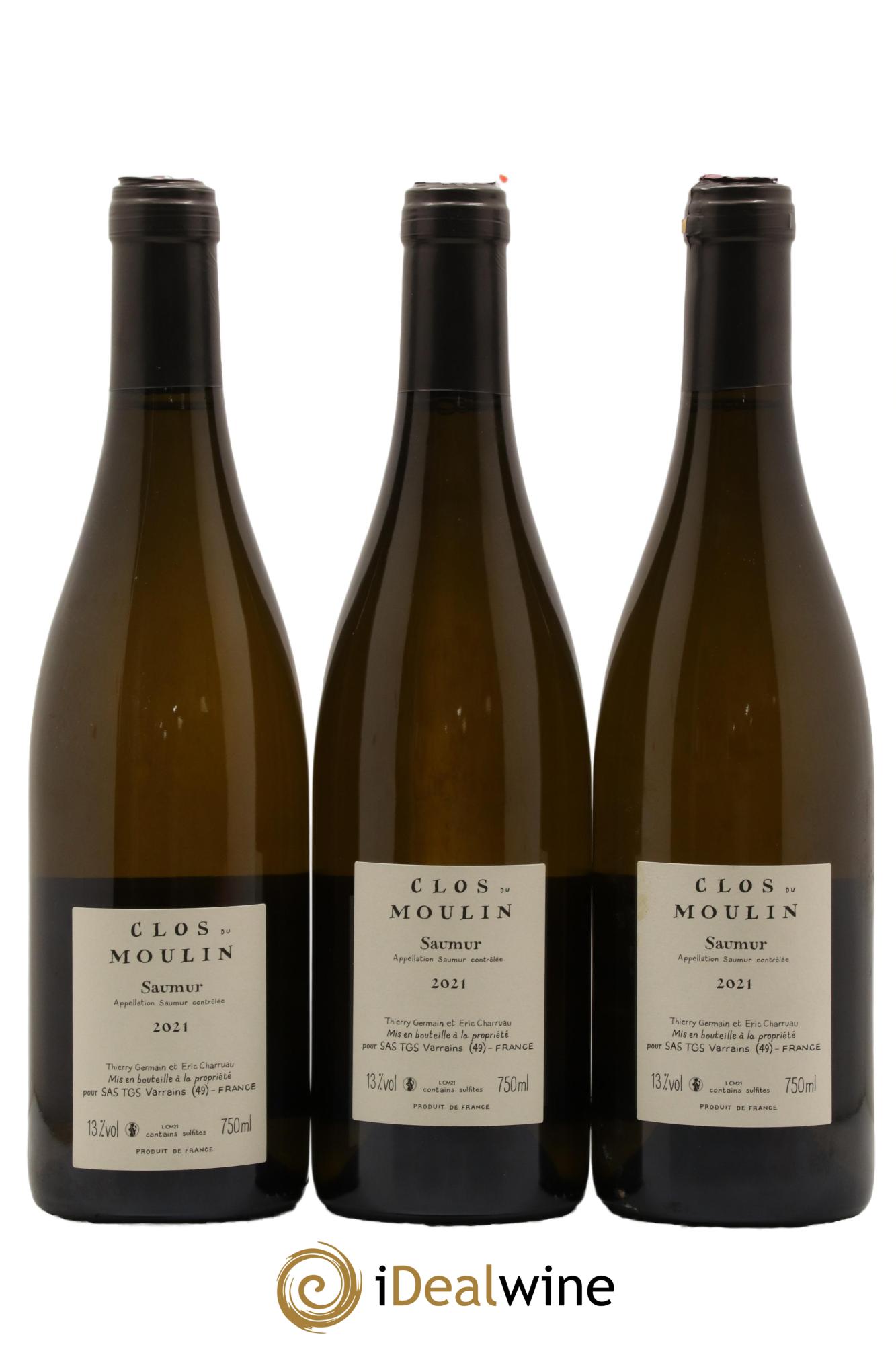 Saumur Clos du Moulin Domaine des Roches Neuves - Thierry Germain  2021 - Posten von 3 Flaschen - 1