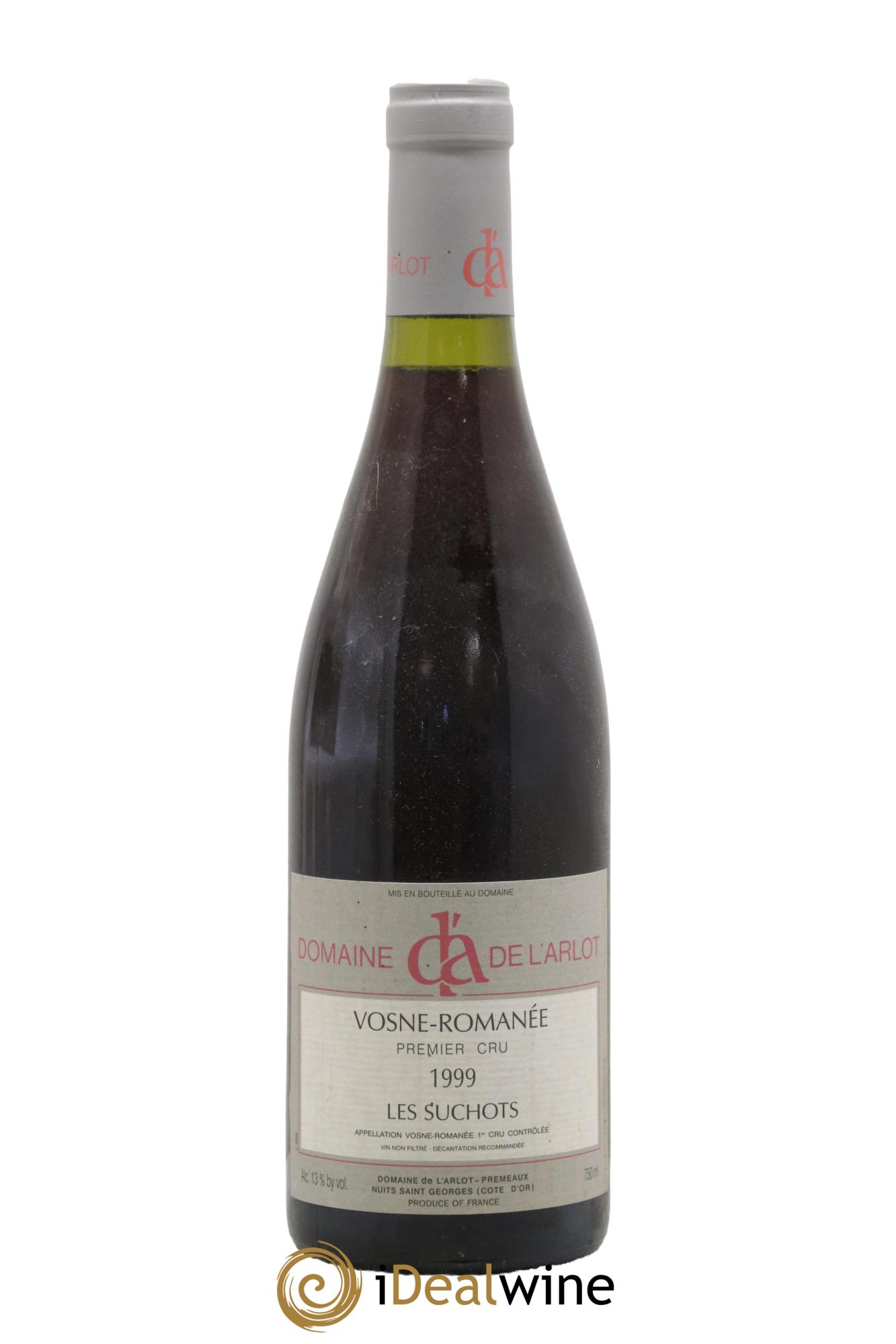 Vosne-Romanée 1er Cru Les Suchots Domaine de l'Arlot 1999 - Lot de 1 bouteille - 0
