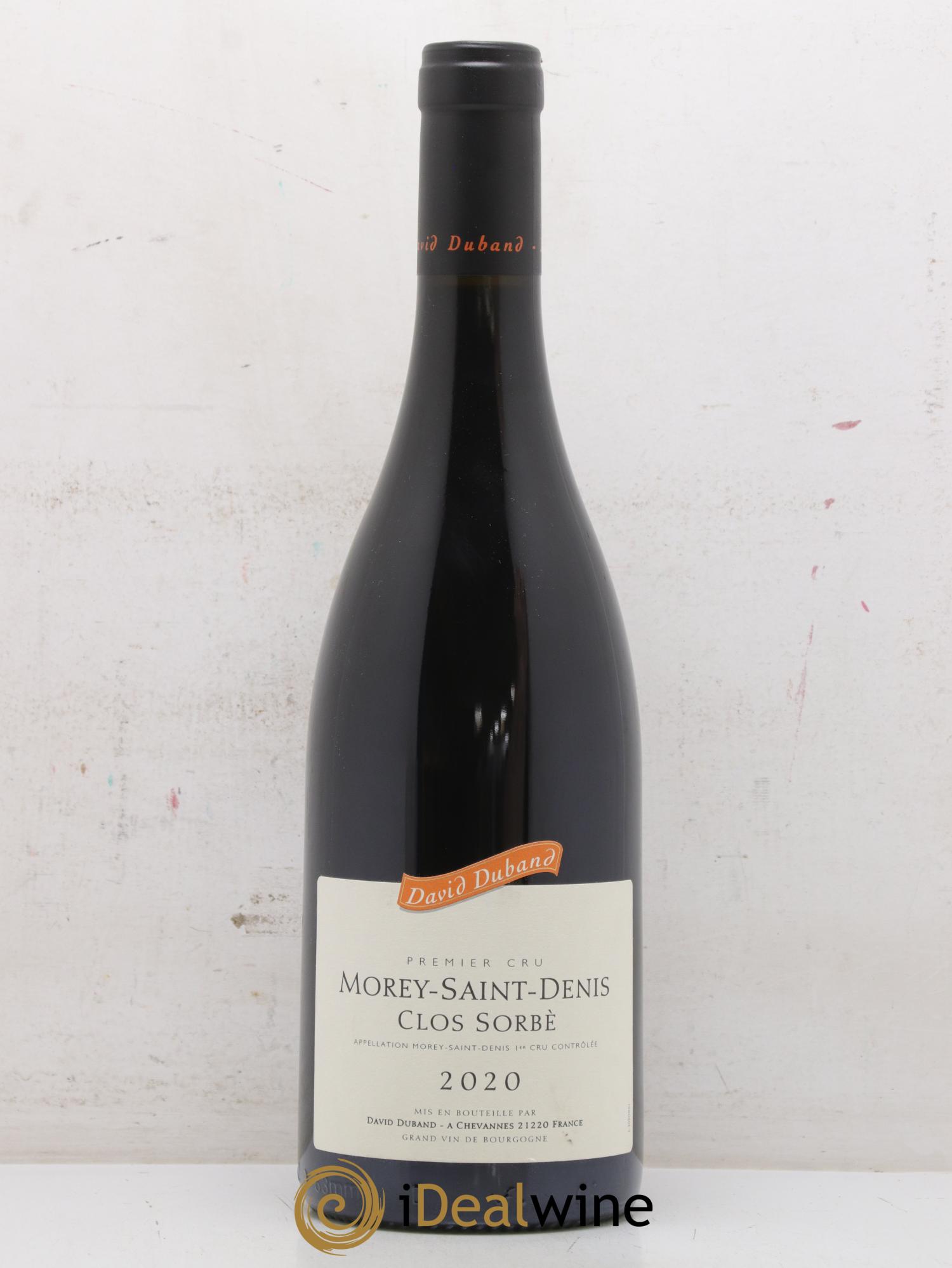 Morey Saint-Denis 1er Cru Clos Sorbè David Duband (Domaine) 2020 - Lot of 1 bottle - 1