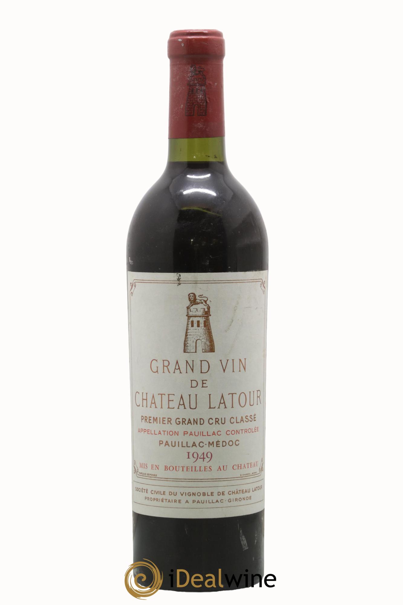 Château Latour 1er Grand Cru Classé 1949 - Lot of 1 bottle - 0