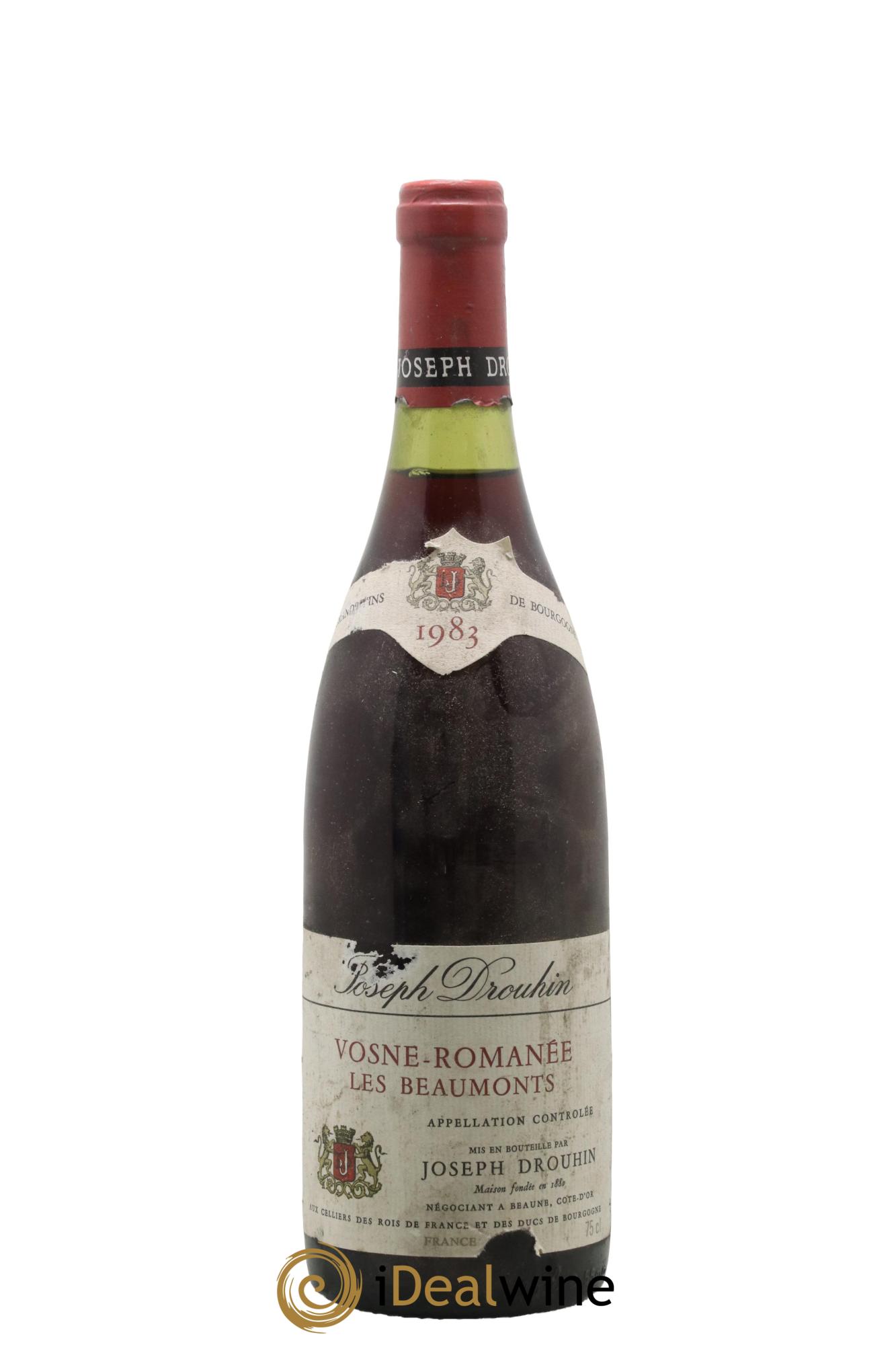 Vosne-Romanée 1er Cru Les Beaumonts Joseph Drouhin 1983 - Lot de 1 bouteille - 0