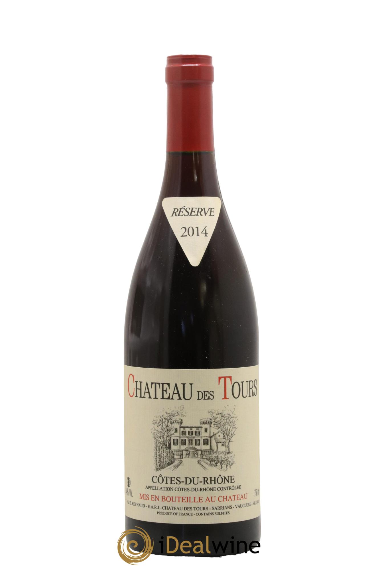 Côtes-du-Rhône Château des Tours Emmanuel Reynaud 2014 - Lot de 1 bouteille - 0