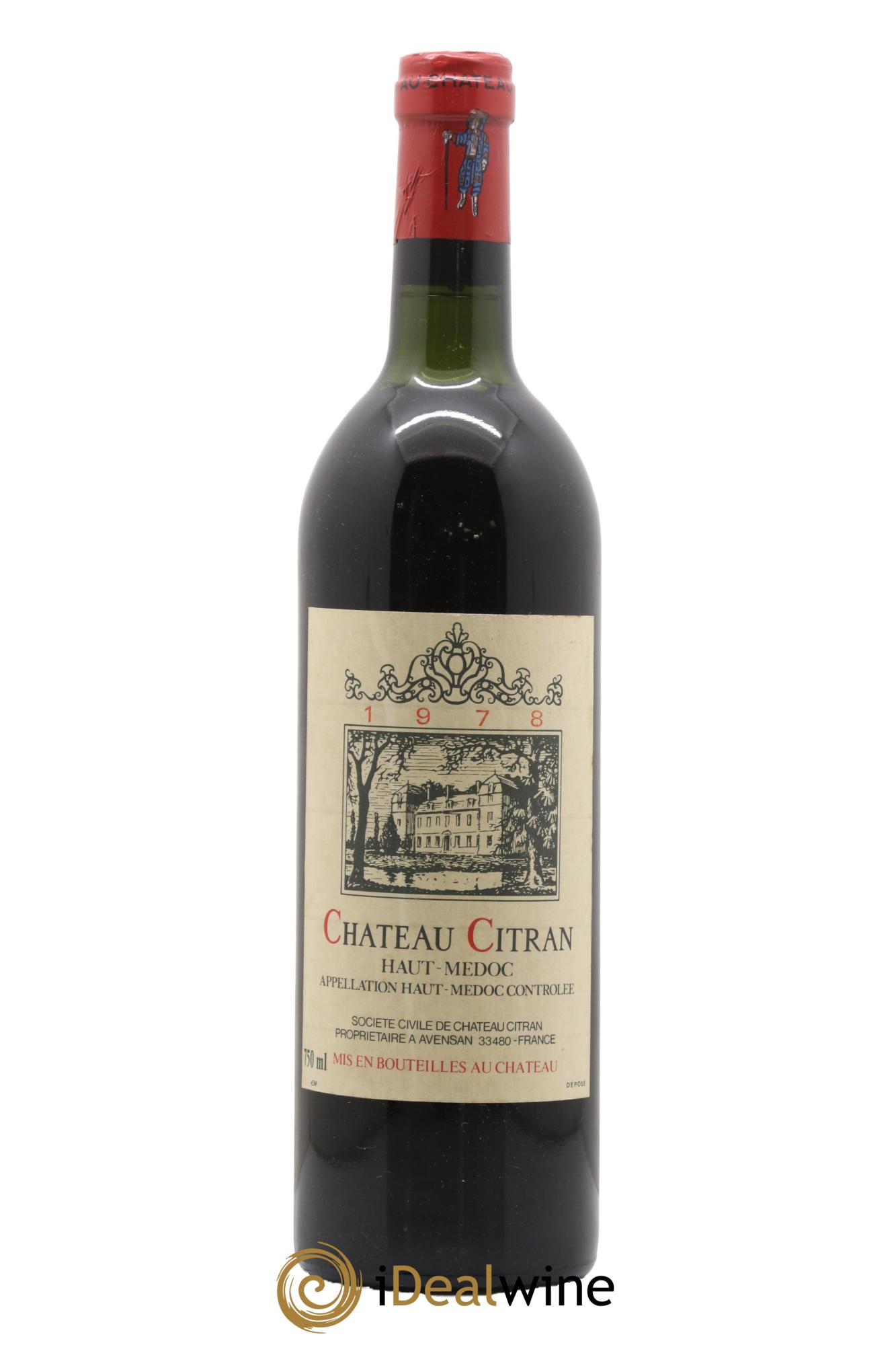 Château Citran Cru Bourgeois 1978 - Lot of 1 bottle - 0