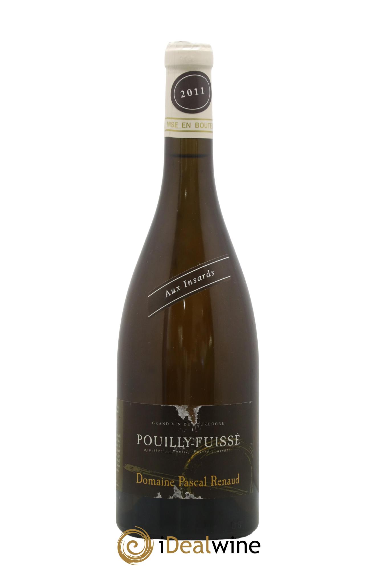 Pouilly-Fuissé Aux Insards Pascal Renaud 2011 - Posten von 1 Flasche - 0