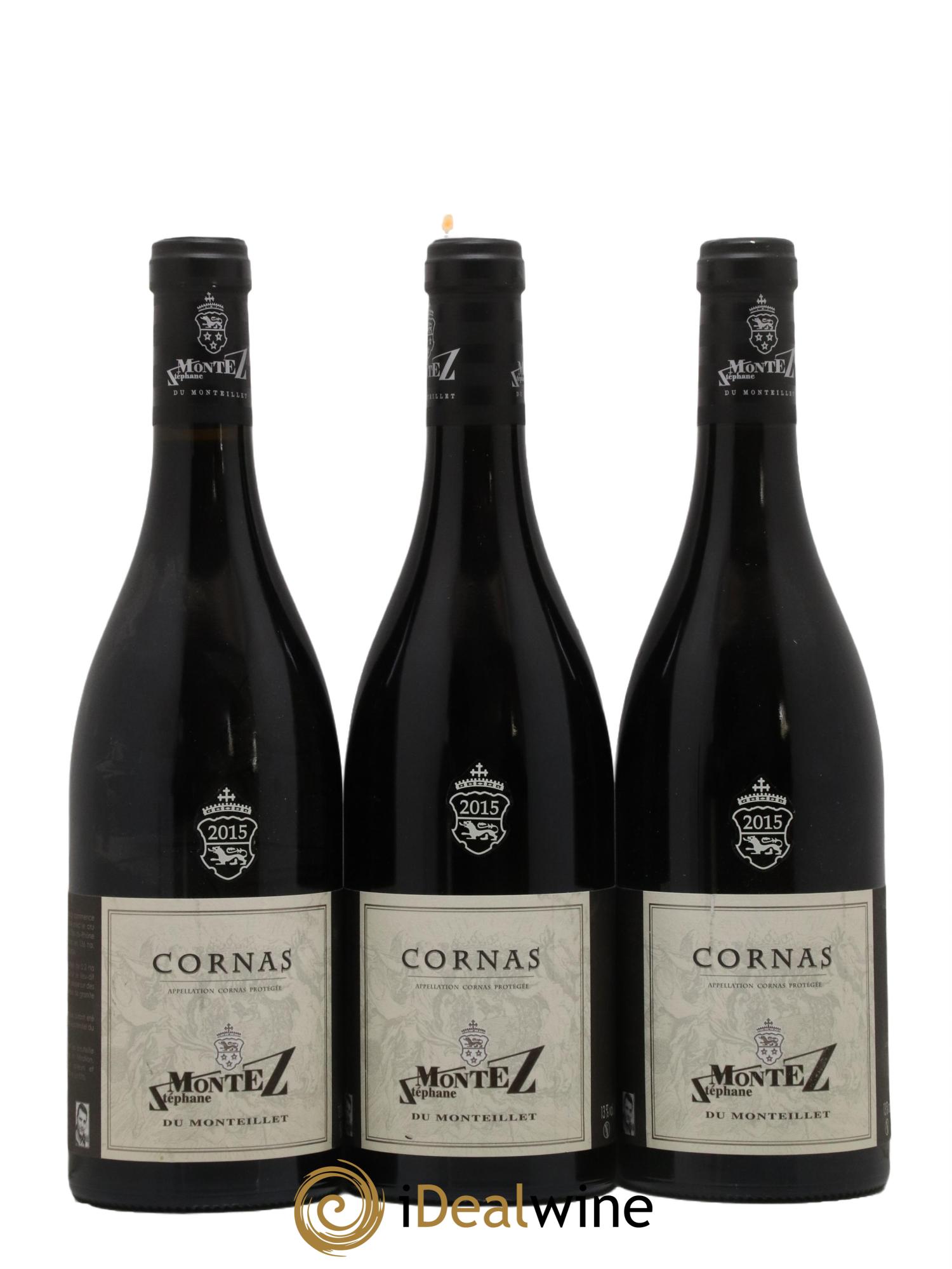 Cornas Les Cotes Domaine Montez 2015 - Lot de 3 bouteilles - 0