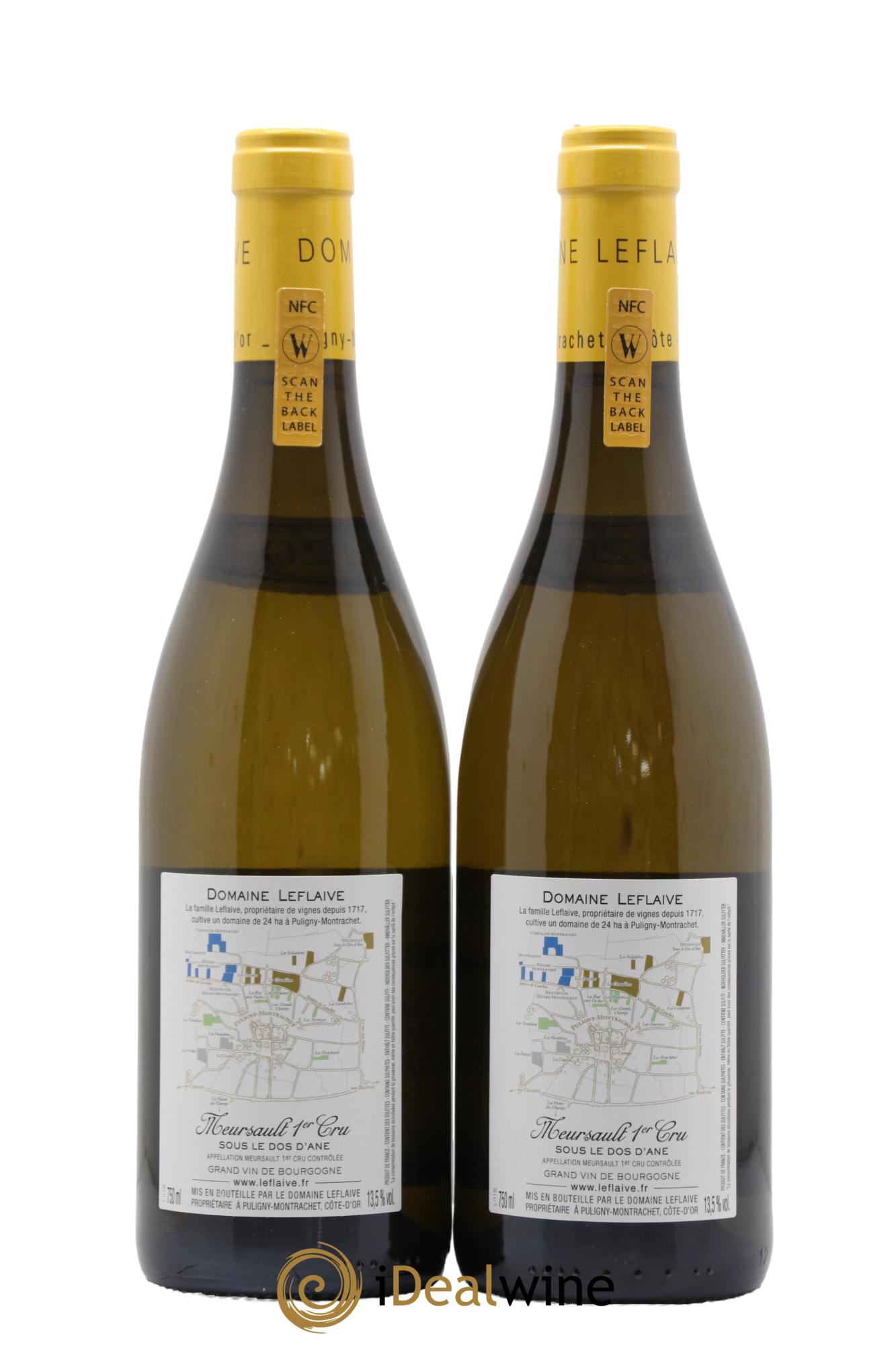 Meursault 1er Cru Sous le Dos d'Ane Leflaive (Domaine) 2020 - Lotto di 2 bottiglie - 1