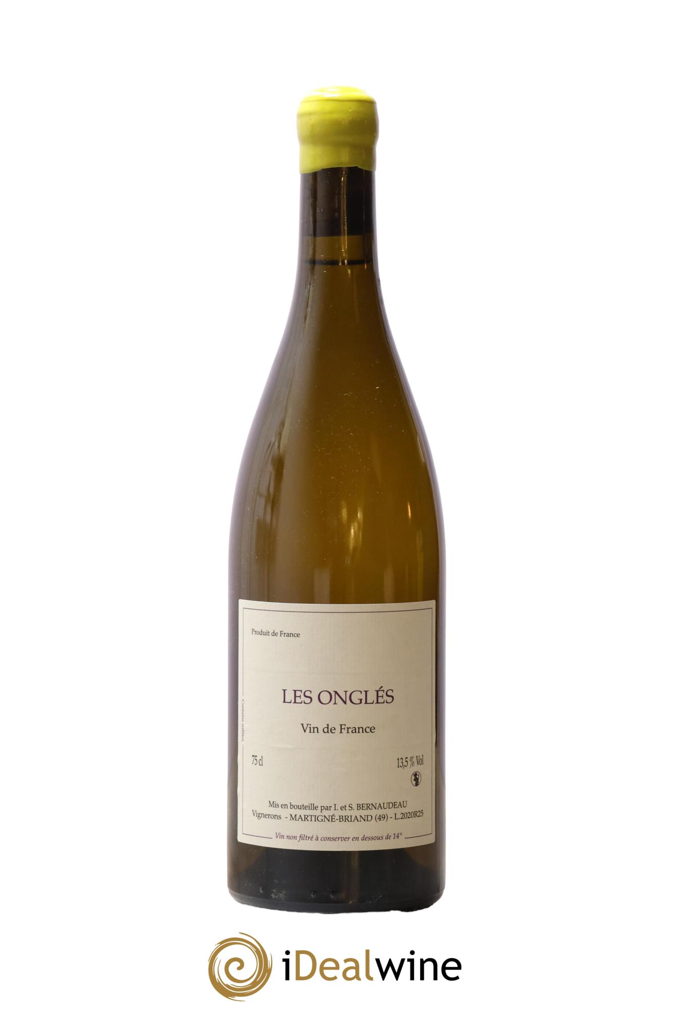 Vin de France Les Onglés Stéphane Bernaudeau 2020 - Posten von 1 Flasche - 0