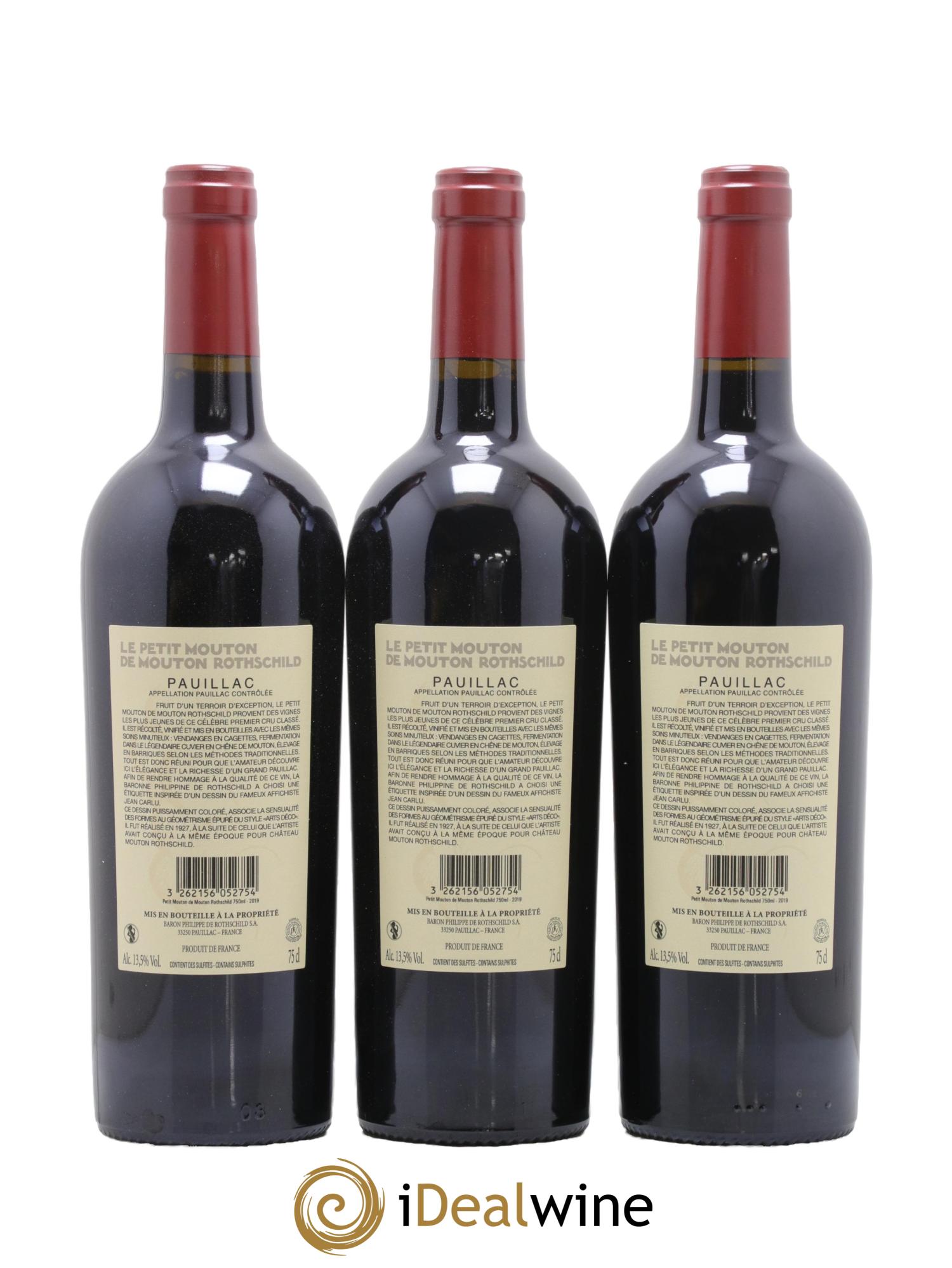 Petit Mouton Second Vin 2019 - Lot de 6 bouteilles - 2