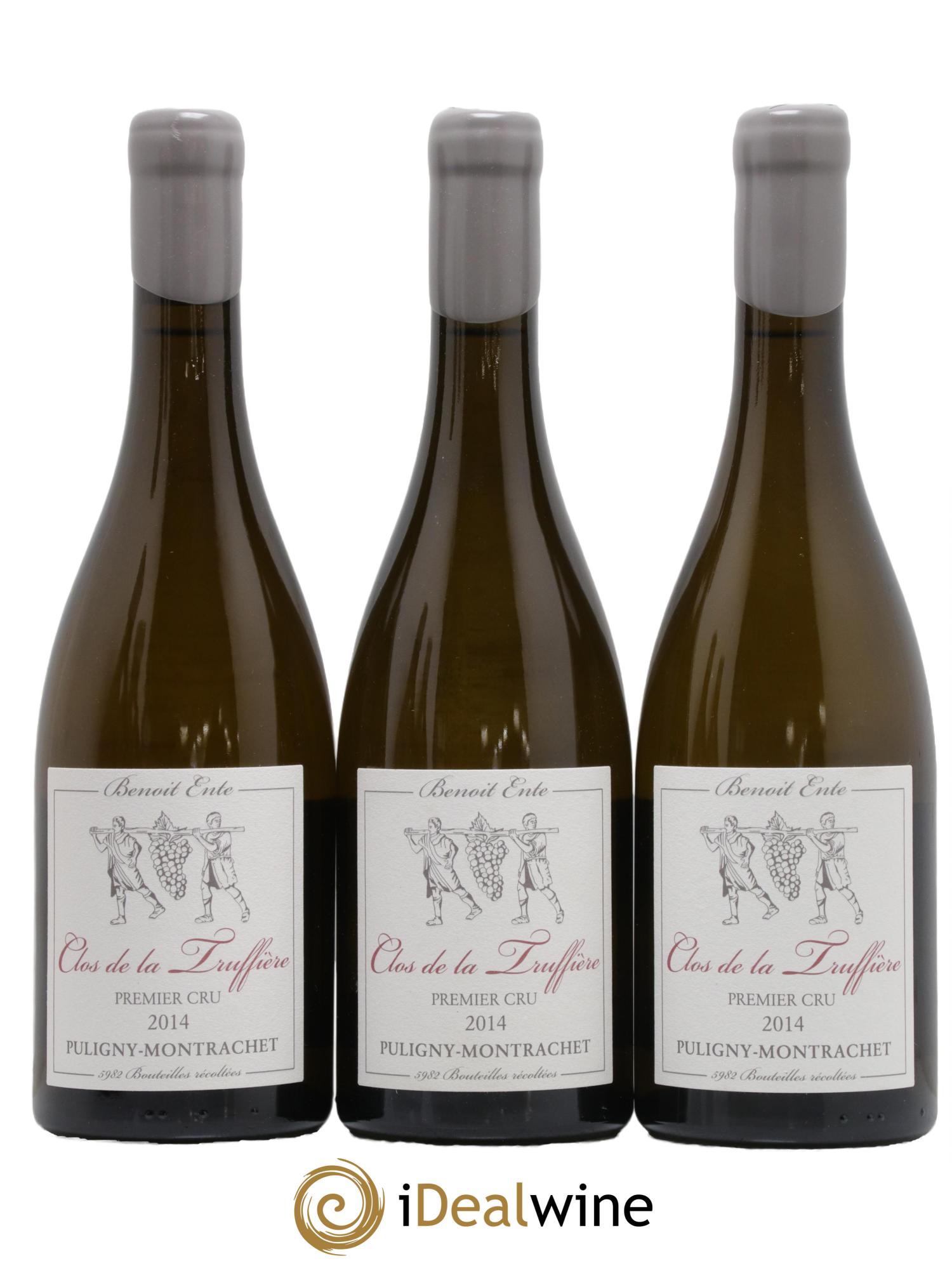 Puligny-Montrachet 1er Cru Clos de la Truffière Benoit Ente 2014 - Lot de 3 bouteilles - 0